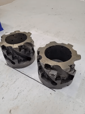 INGERSOLL MAX-I-CUT 4" INDEXING 24 INSERT SHELL MILL 1-1/2" BORE 2" CUT DEPTH - MACHINING TOOLING & PARTS