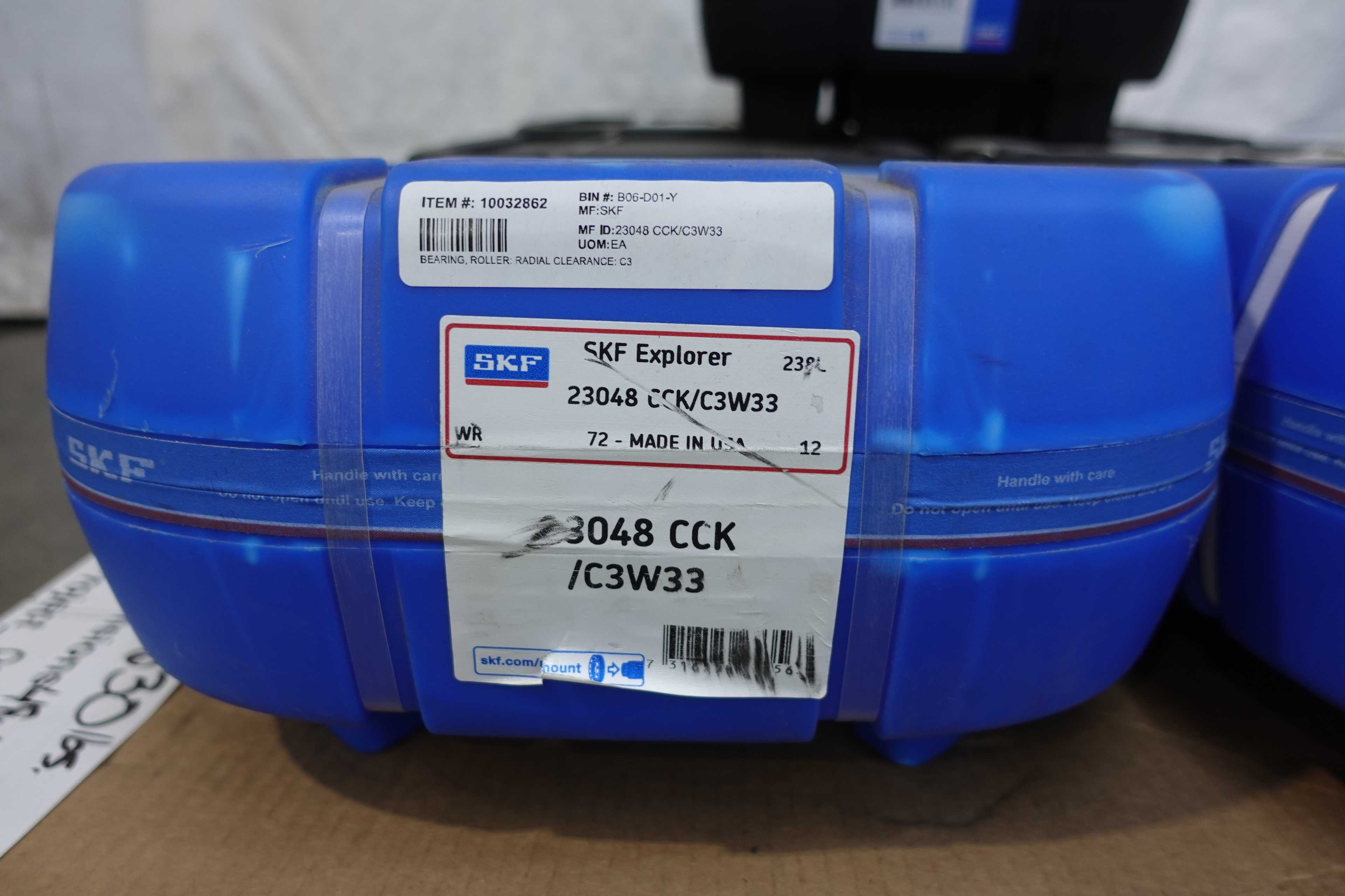 SKU 1751264 - LOT OF 7 SKF ROLLER BEARINGS; 23048 CCK/W33 (X2), 23140 CCK/W33 (X5) - BEARINGS