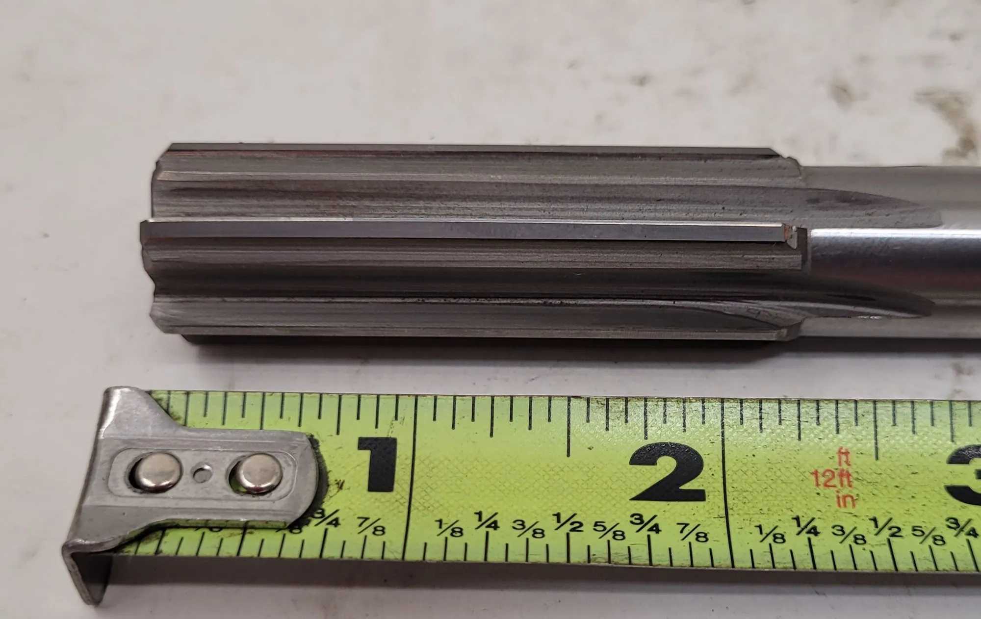 TRAVERS TOOL CO. 21-101-048 B14 CT/CH 3/4" CARBIDE TIPPED CHUCKING REAMER - MACHINE TOOLING