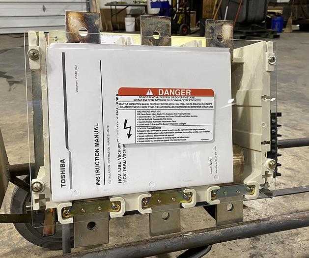 TOSHIBA HCV-1JBU LV VAC CONTACTOR 208-1500V 600A 42KA IC 100-240V CONTROL - AC CONTACTOR