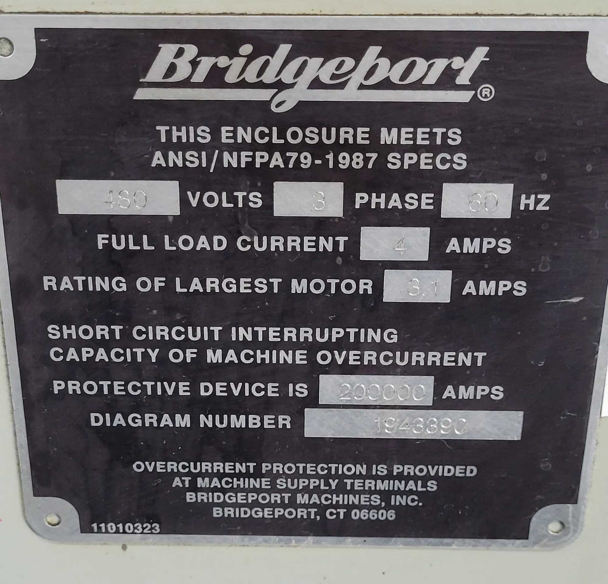 BRIDGEPORT E-Z TRAK SERIES II VERTICAL MILL, 2 HP, 11" X 58" TABLE, CHROME BOX WAYS, 2-AXIS CNC - VERTICAL MILLING MACHINES