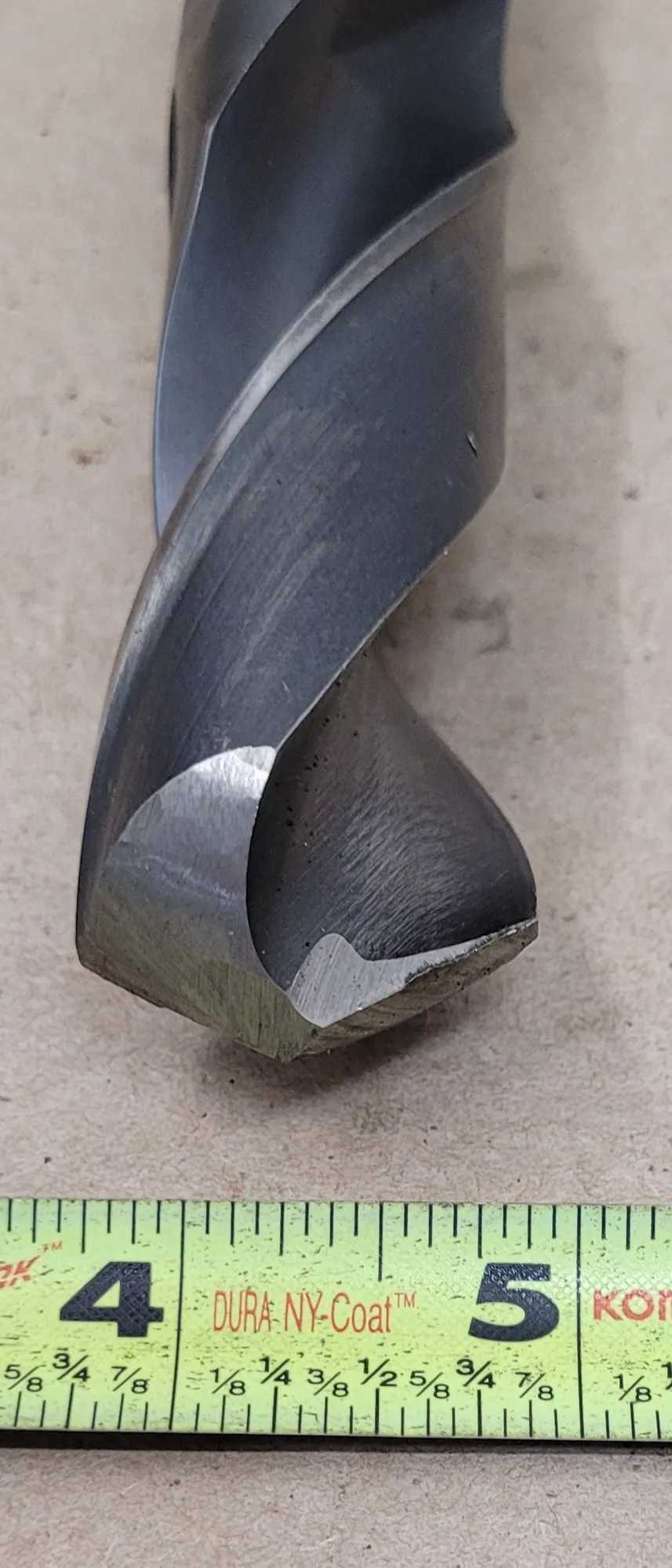 UTD 1-3/16 INCH HSS TWIST DRILL, 4MT SHANK, 10.5 INCH OAL, 5 INCH FLUTE LENGTH - MACHINE TOOLING