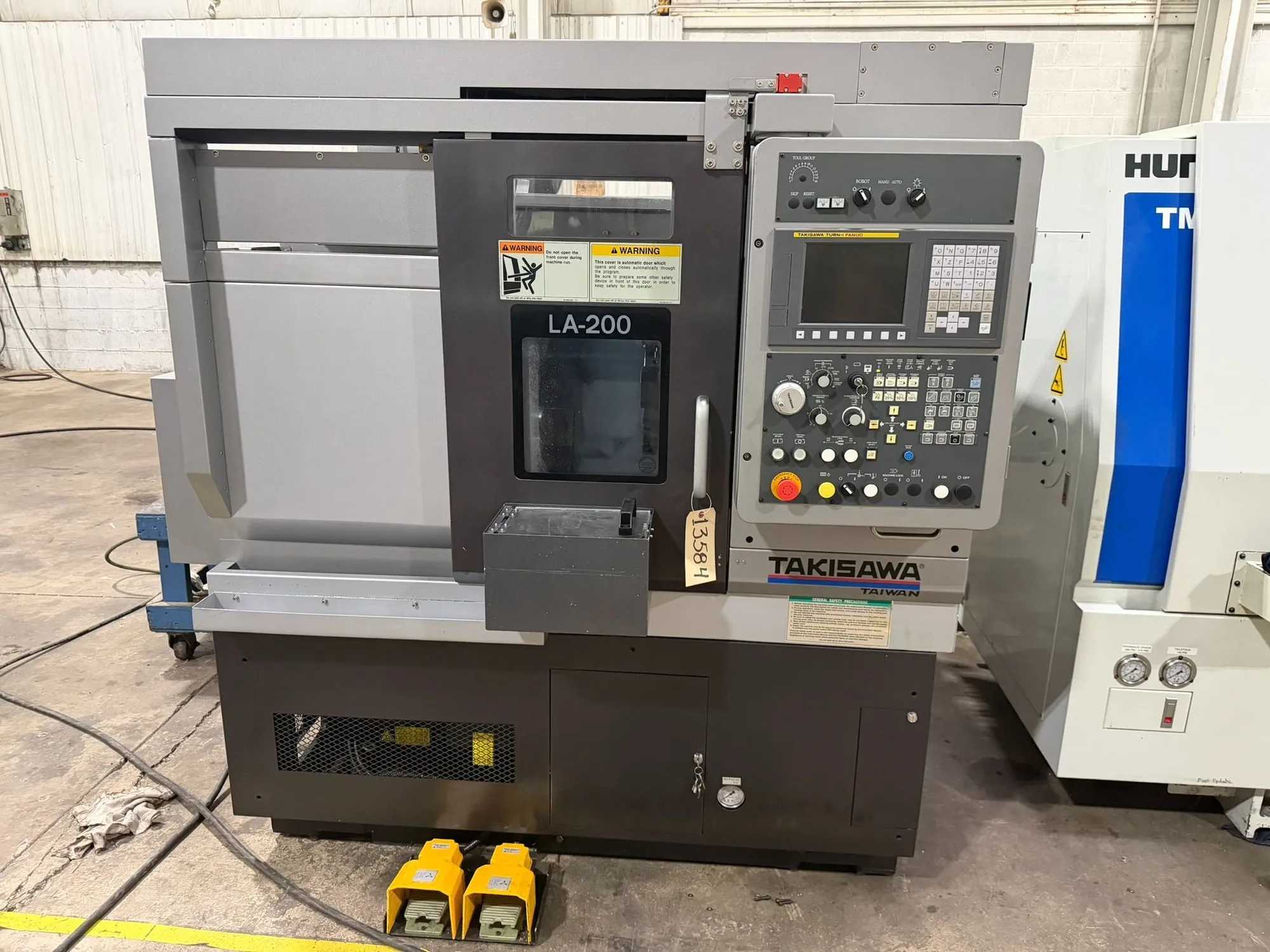2021 TAKISAWA LA200 CNC LATHE, 2-AXIS, 3,200 RPM, 15 HP, 8" CHUCK - CNC LATHES