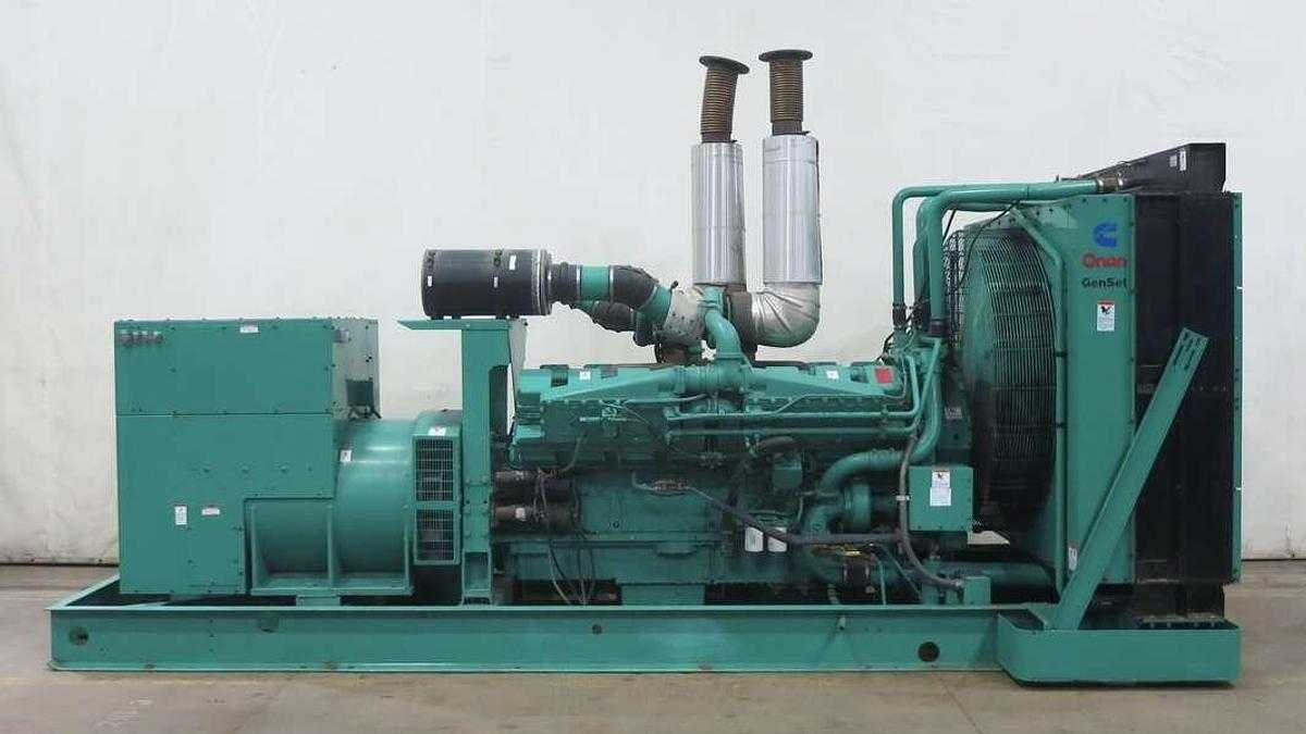 1999 CUMMINS DFLE 1500 KW DIESEL GENERATOR - STANDBY POWER GENERATOR