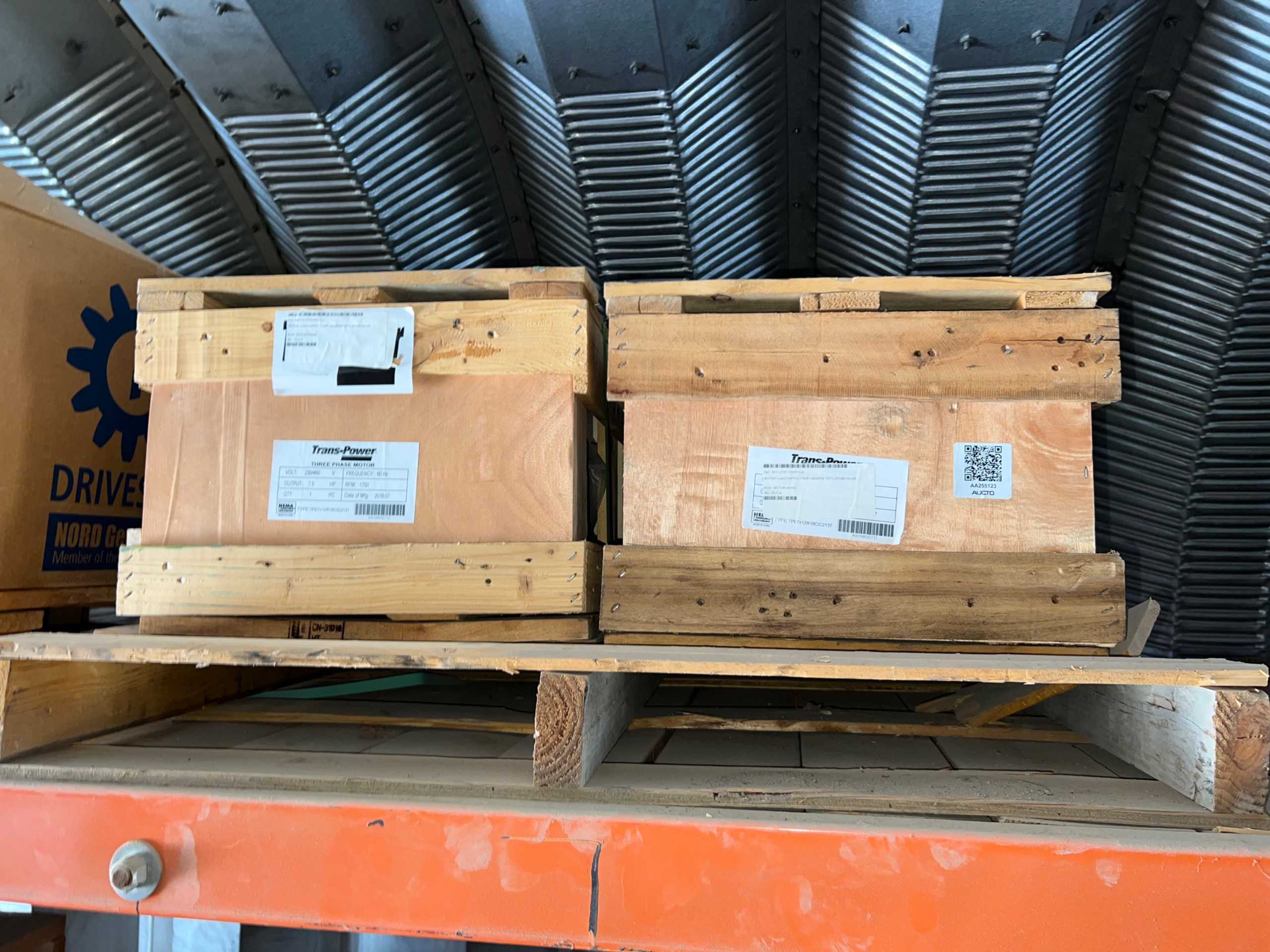 QTY 2: TRANS•POWER TPE7+12R18CIC213T AC MOTORS - AC MOTOR