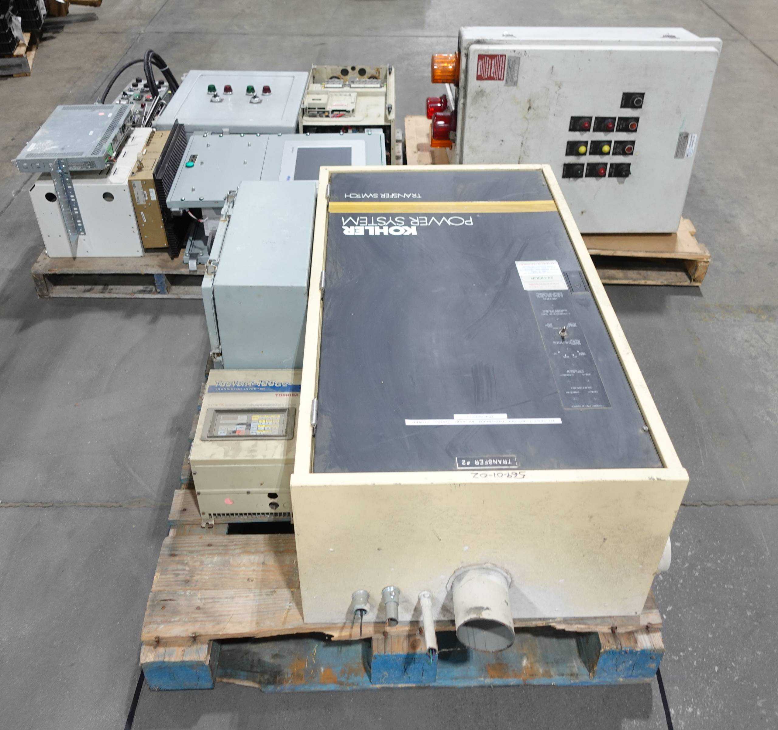 3 PALLETS OF ASSORTED CONTROL CABINETS - CONTROL CABINETS
