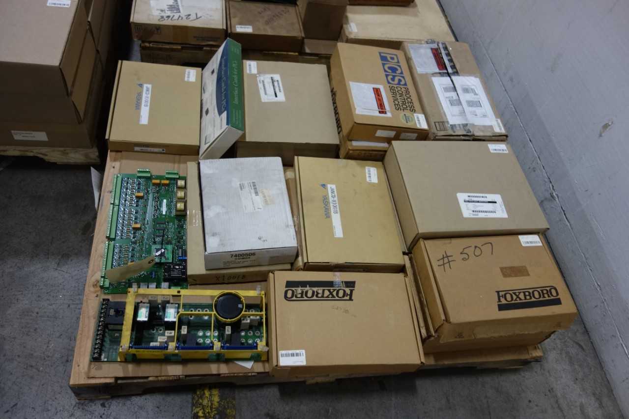 SKU 1070291- 3 PALLETS OF ASSORTED PCB CIRCUIT BOARDS