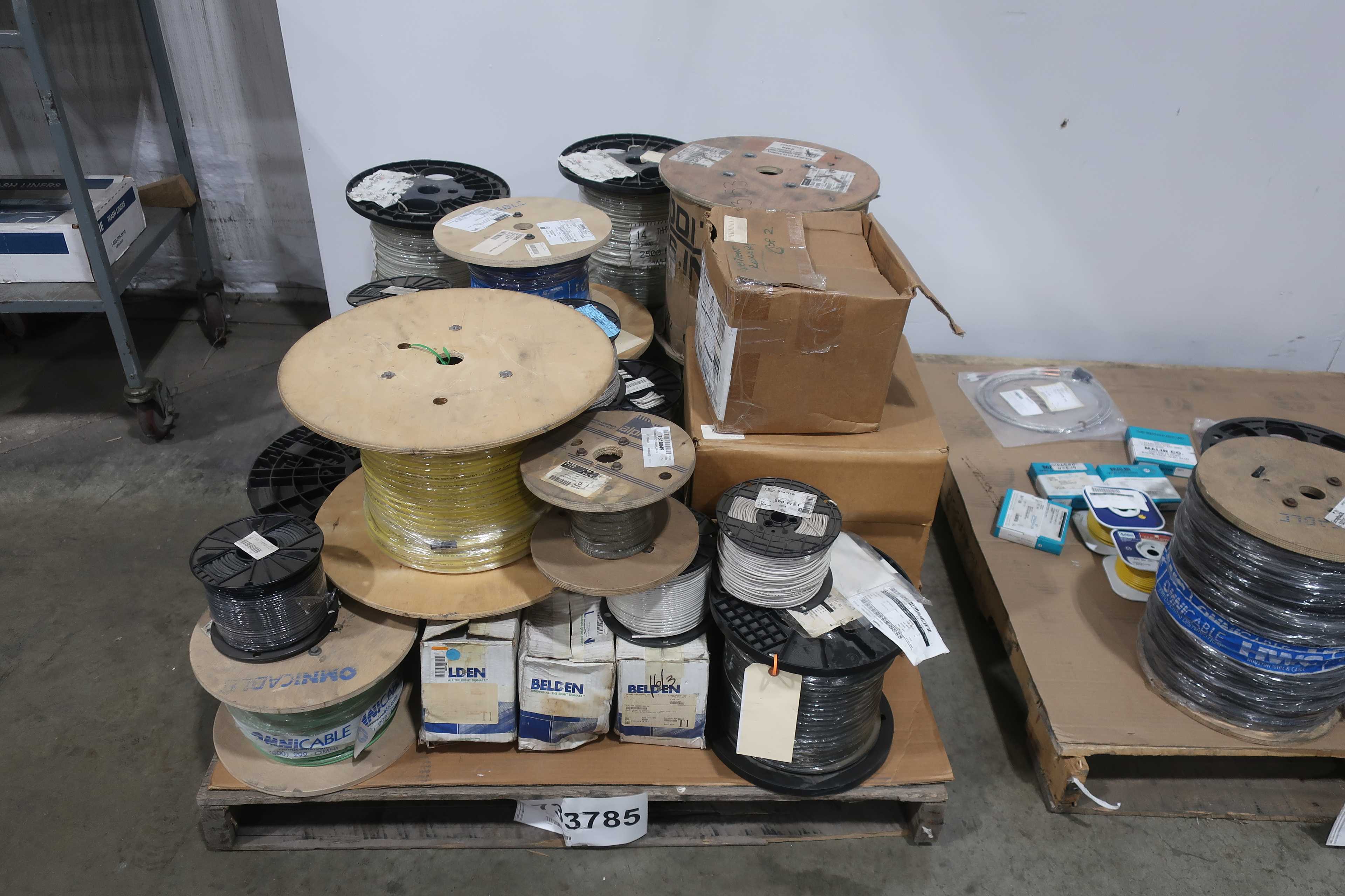 SKU 1733785 - 3 PALLETS OF ASSORTED WIRE - ELECTRICAL WIRE