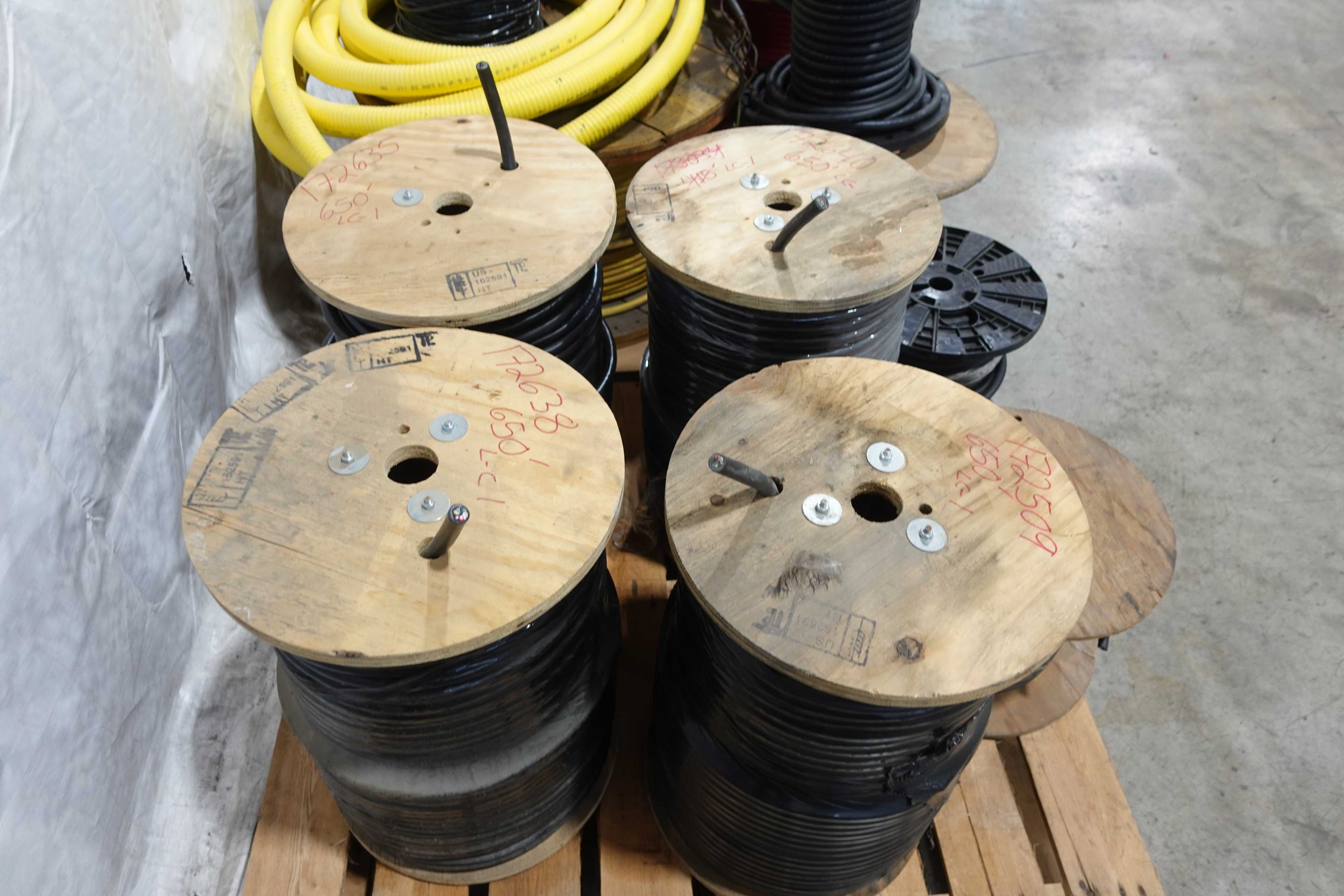 SKU 1724820 - 2 PALLETS OF ASSORTED INSULATED WIRE - ELECTRICAL WIRE