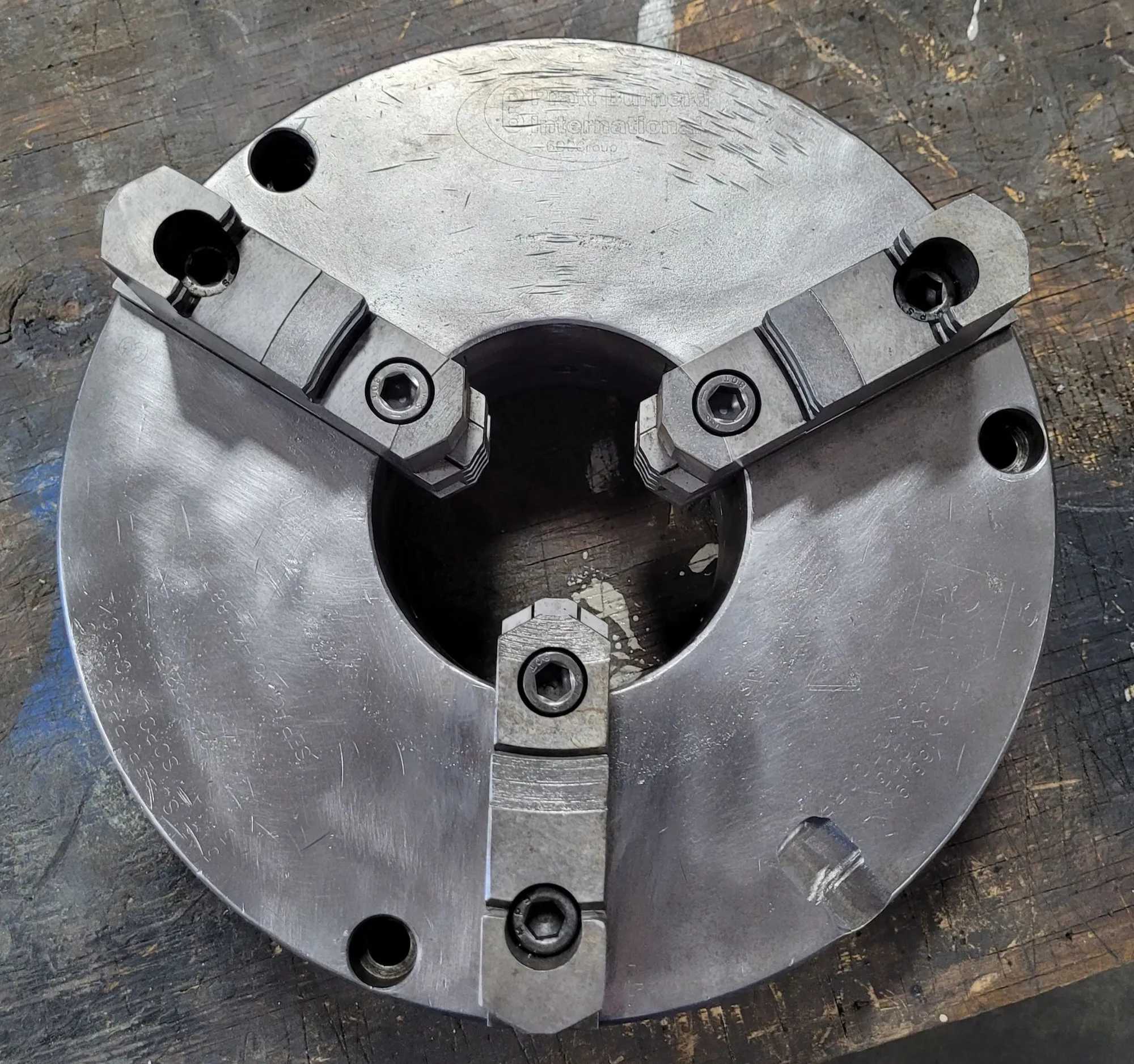 12IN PRATT BURNERD – 3 JAW SCROLL CHUCK – PLAIN BACK - MACHINING TOOLING & PARTS