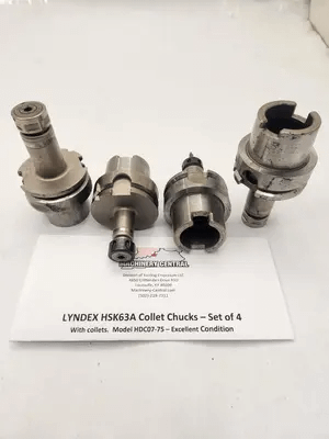 LYNDEX HSK63A COLLET CHUCK - MACHINE TOOLING