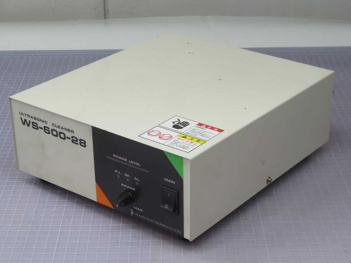 HONDA WS-600-28, 600W OUTPUT POWER, 28KHZ ULTRASONIC FREQ, 7 L CAPACITY, 8 KG WEIGHT - CLEANING EQUIPMENT