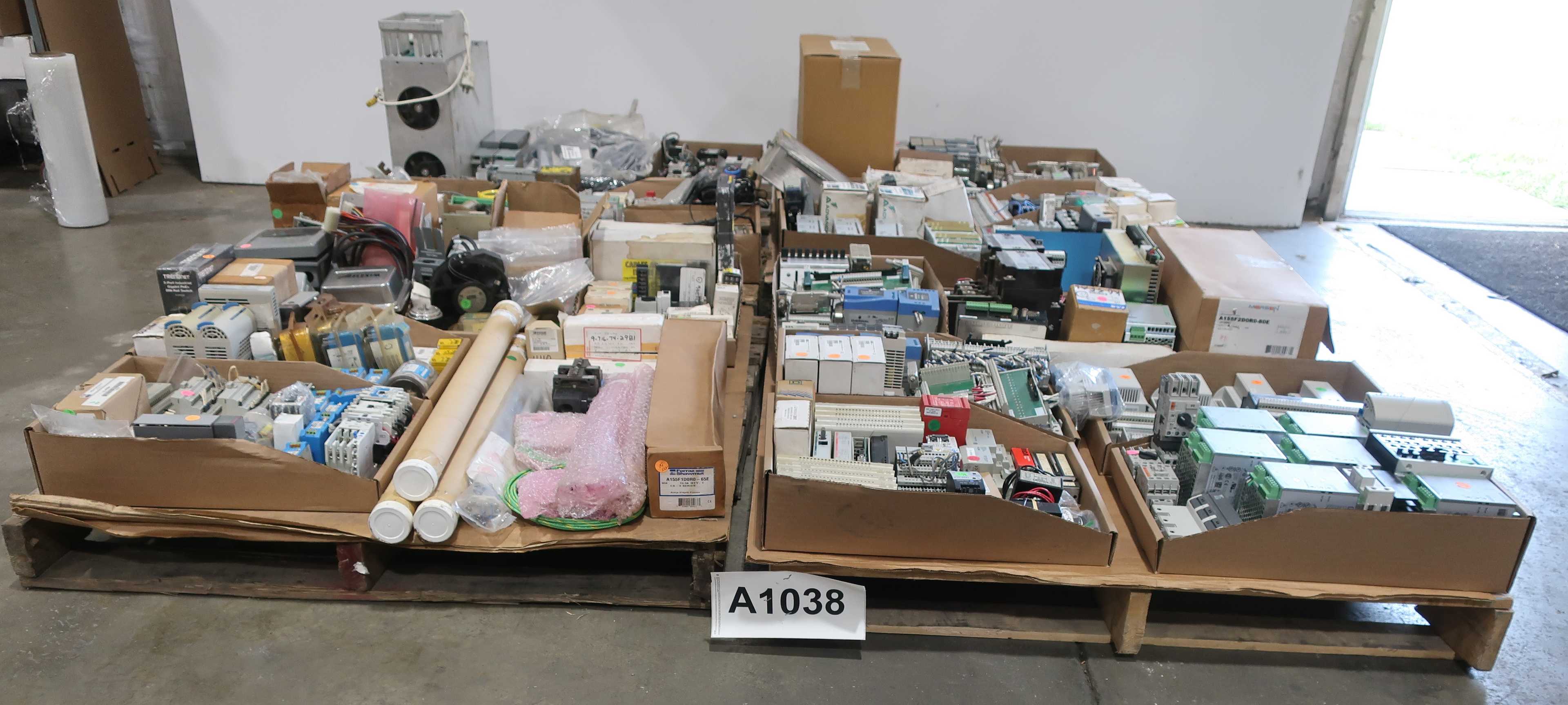 4 PALLETS OF ASSORTED ELECTRICAL CONTROLS - AUTOMATION & CONTROLS
