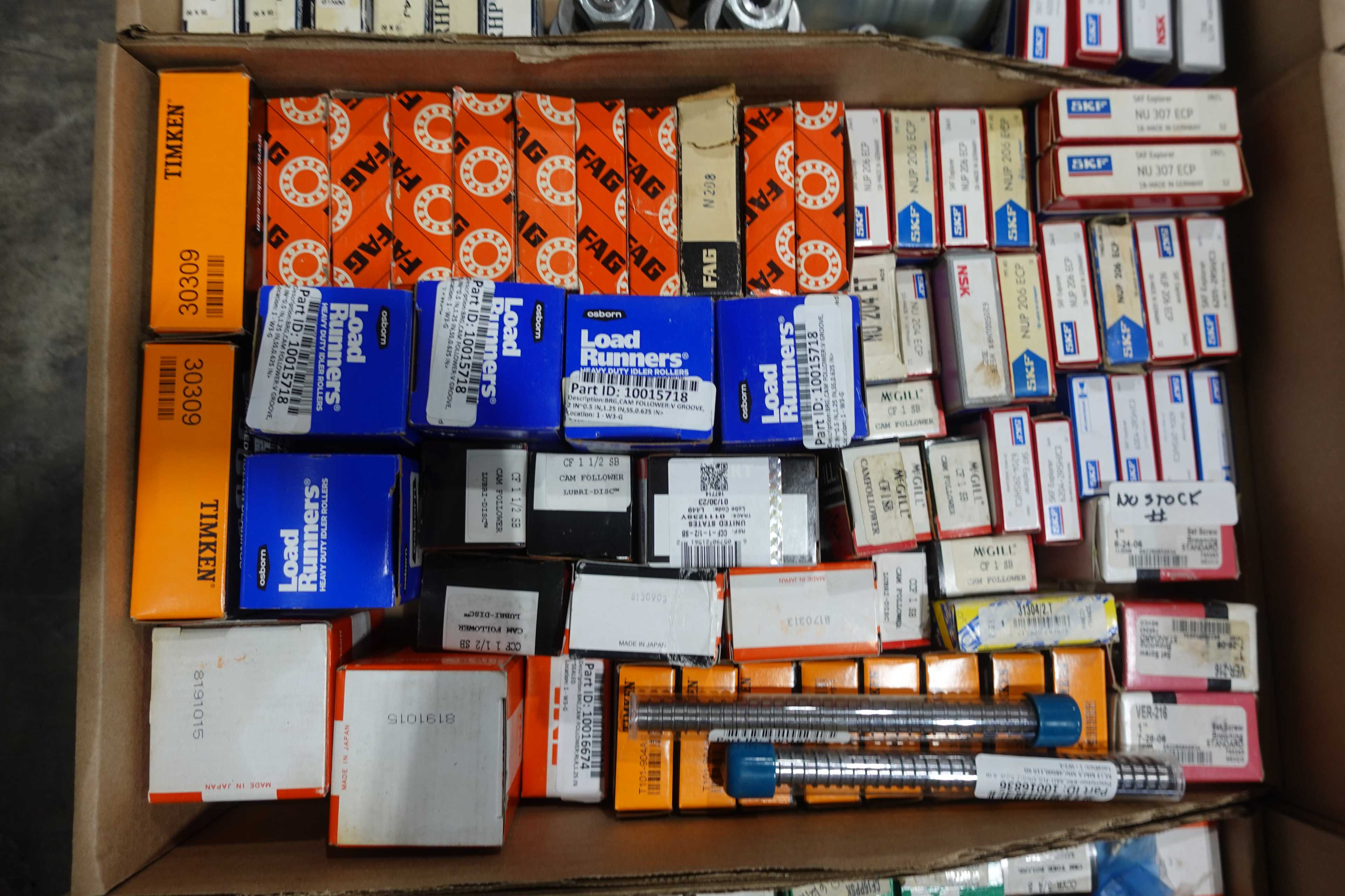 SKU 1747800 - PALLET OF ASSORTED BEARINGS - BEARINGS