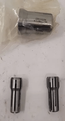 ERICKSON COLLETS – VARIOUS SIZES (LOT OF 3): INCLUDES 2 DA300 AND 1 KTC060049M DOUBLE ANGLE COLLETS - MACHINE TOOLING