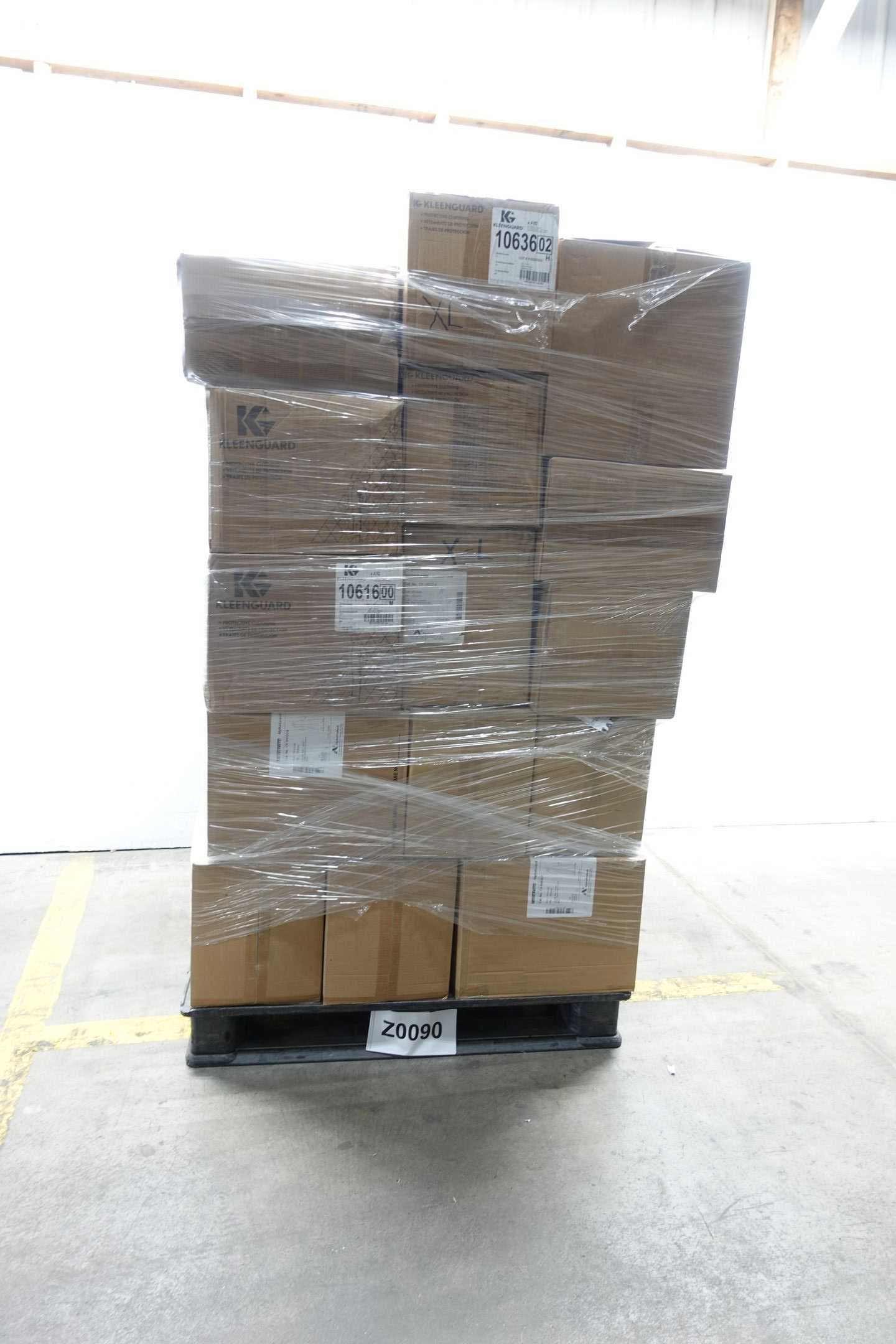 PALLET OF ASSORTED PROTECTIVE CLOTHING - PPE