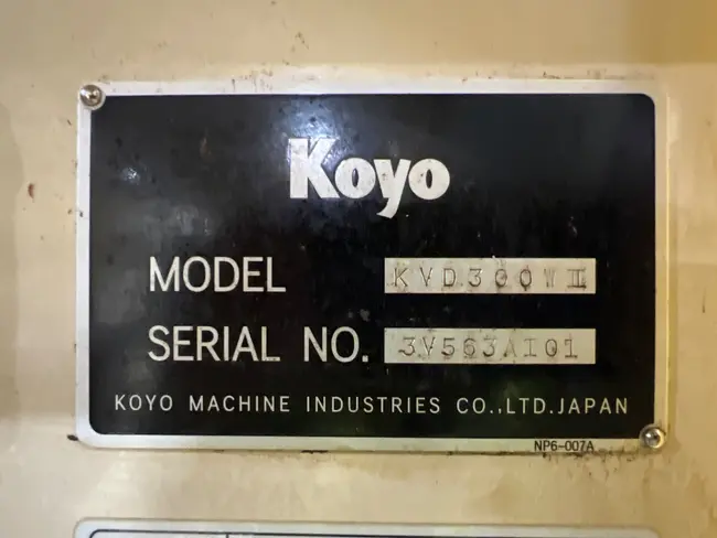 KOYO KVD-300WII DOUBLE DISC SURFACE GRINDER - undefined