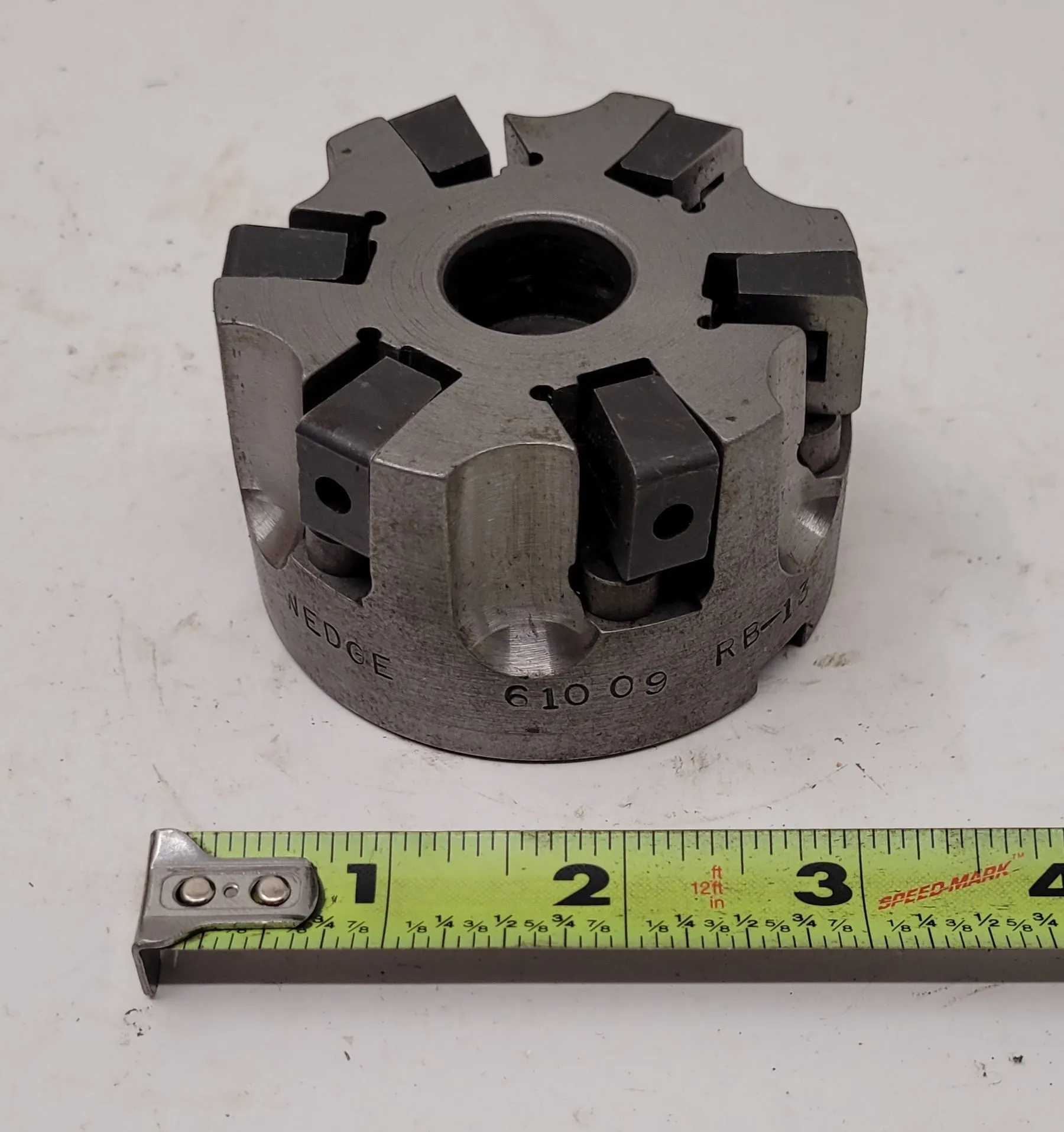 SECO CARBOLOY ZN3M-0306-L1 3" INDEXABLE FACE MILL, 1" ARBOR, 6 FLUTES/INSERTS - MACHINE TOOLING