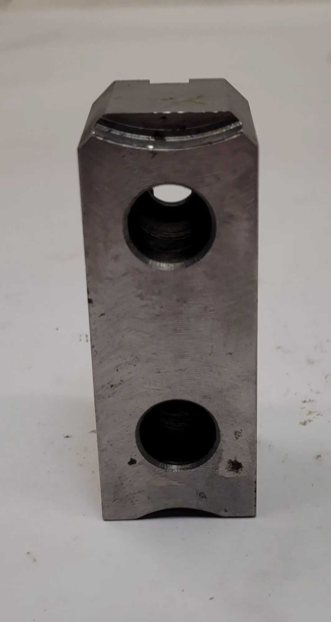 3-PIECE LATHE CHUCK JAWS, 3-3/8" X 1-1/2" X 1-1/4" DIMENSIONS, STAMPED 1-3 - MACHINE TOOLING