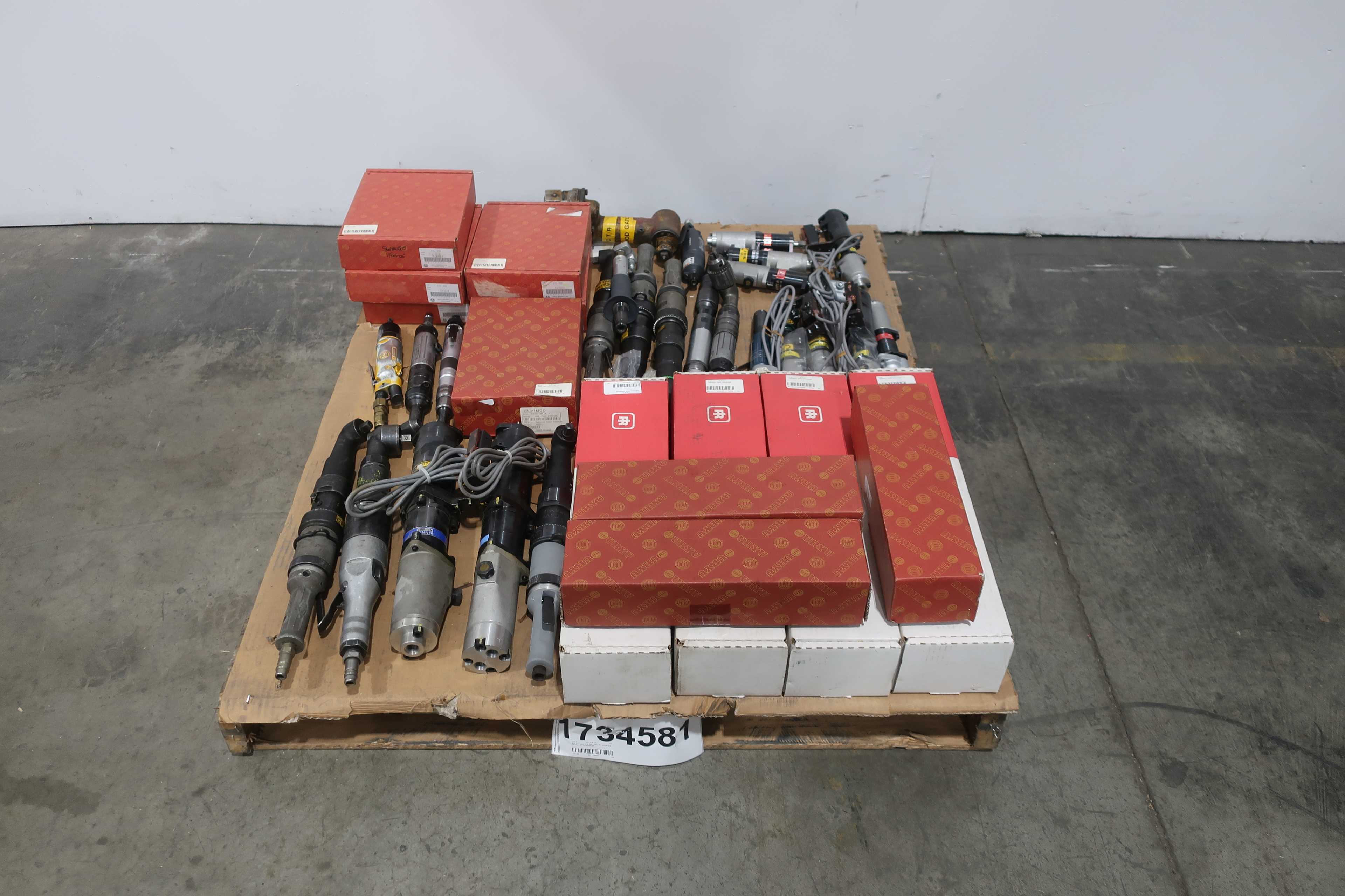 SKU 1734581 - 1 PALLETS OF ASSORTED PNEUMATIC NUTRUNNERS - PNEUMATIC POWER TOOL