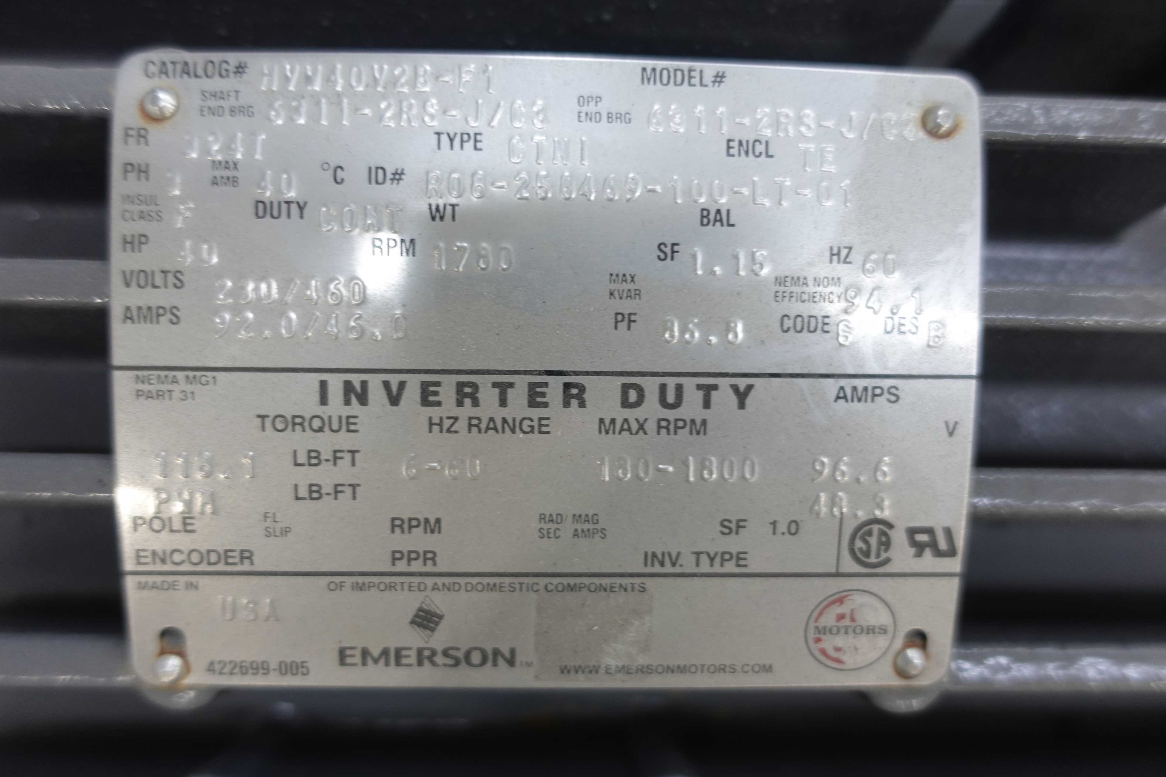 SKU 1757440 - 3 PALLETS OF ASSORTED 460V AC MOTORS - AC MOTOR