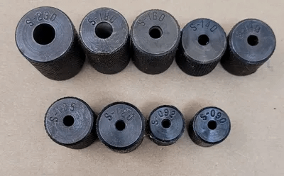 SUNNEN TRUING SLEEVES SET OF 16 (INCLUDES S-245, S-170, S-100, S-140, S-190, ETC.) - MACHINE TOOLING