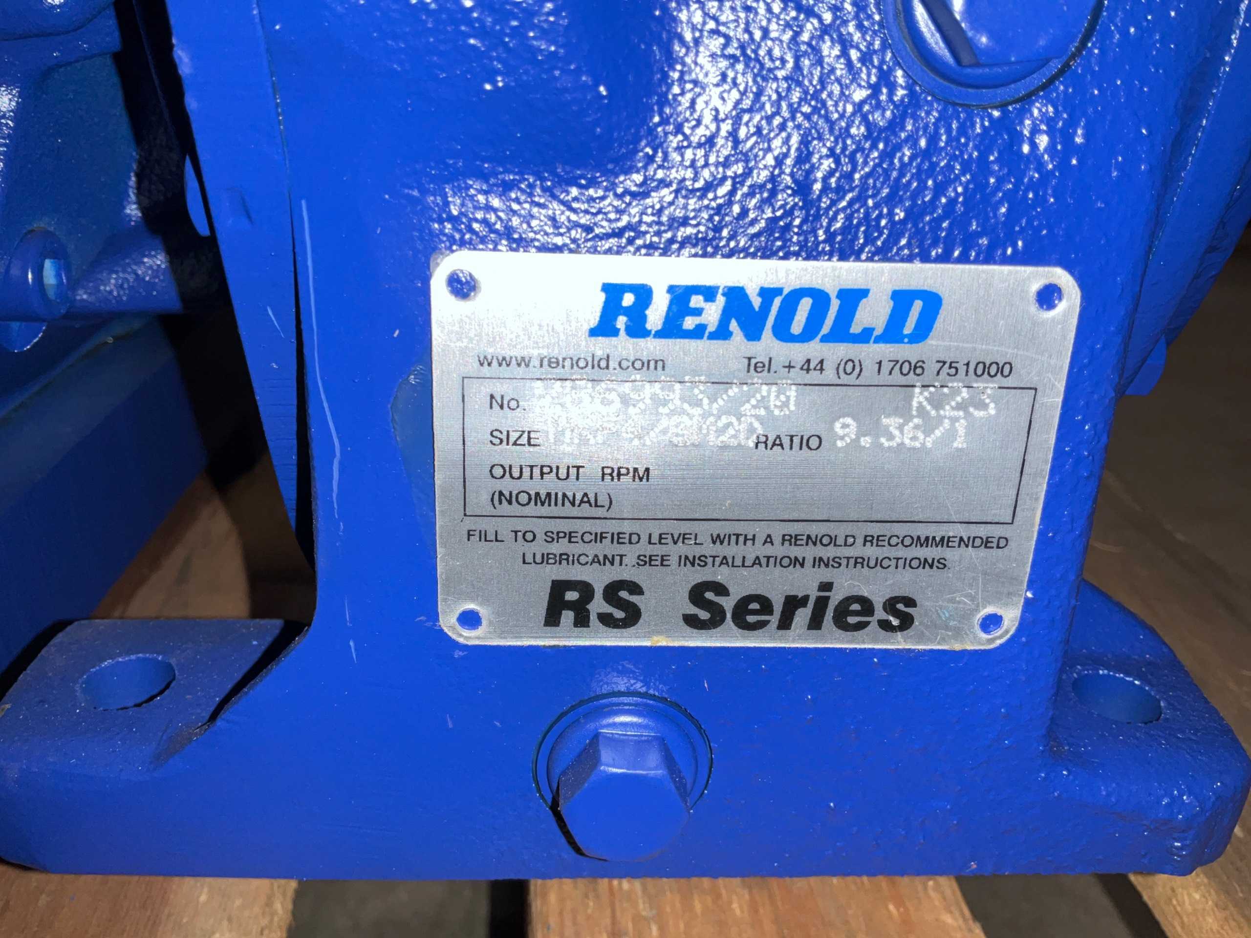 RENOLD RS SERIES PUMP & MOTOR ASSEMBLY - PUMP & MOTOR ASSEMBLY