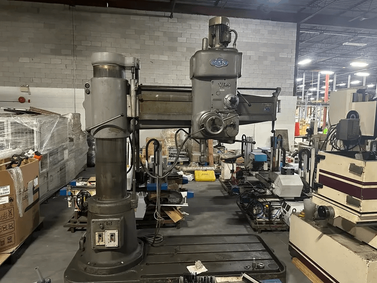 1971 MAS VR4 RADIAL DRILLING MACHINE 50MM CAPACITY, 1470MM ARM, 2000 RPM, 575V 60HZ 3PH - RADIAL ARM DRILLING MACHINES