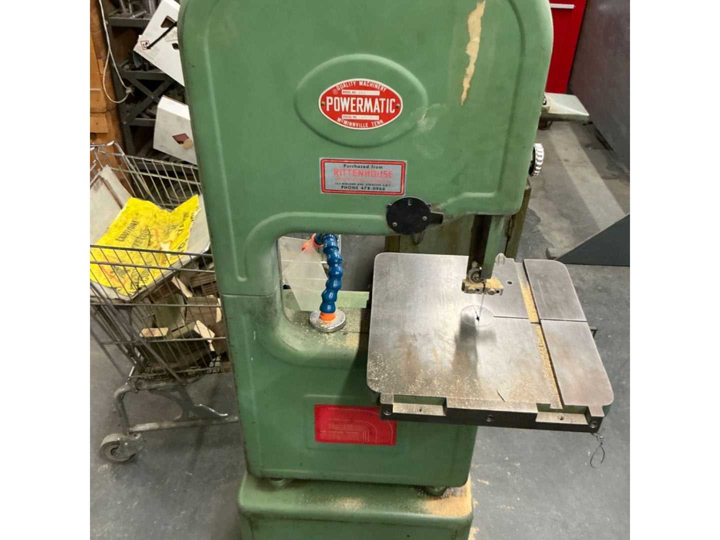 POWERMATIC 143 VERTICAL BAND SAW - VERTICAL BAND SAWS