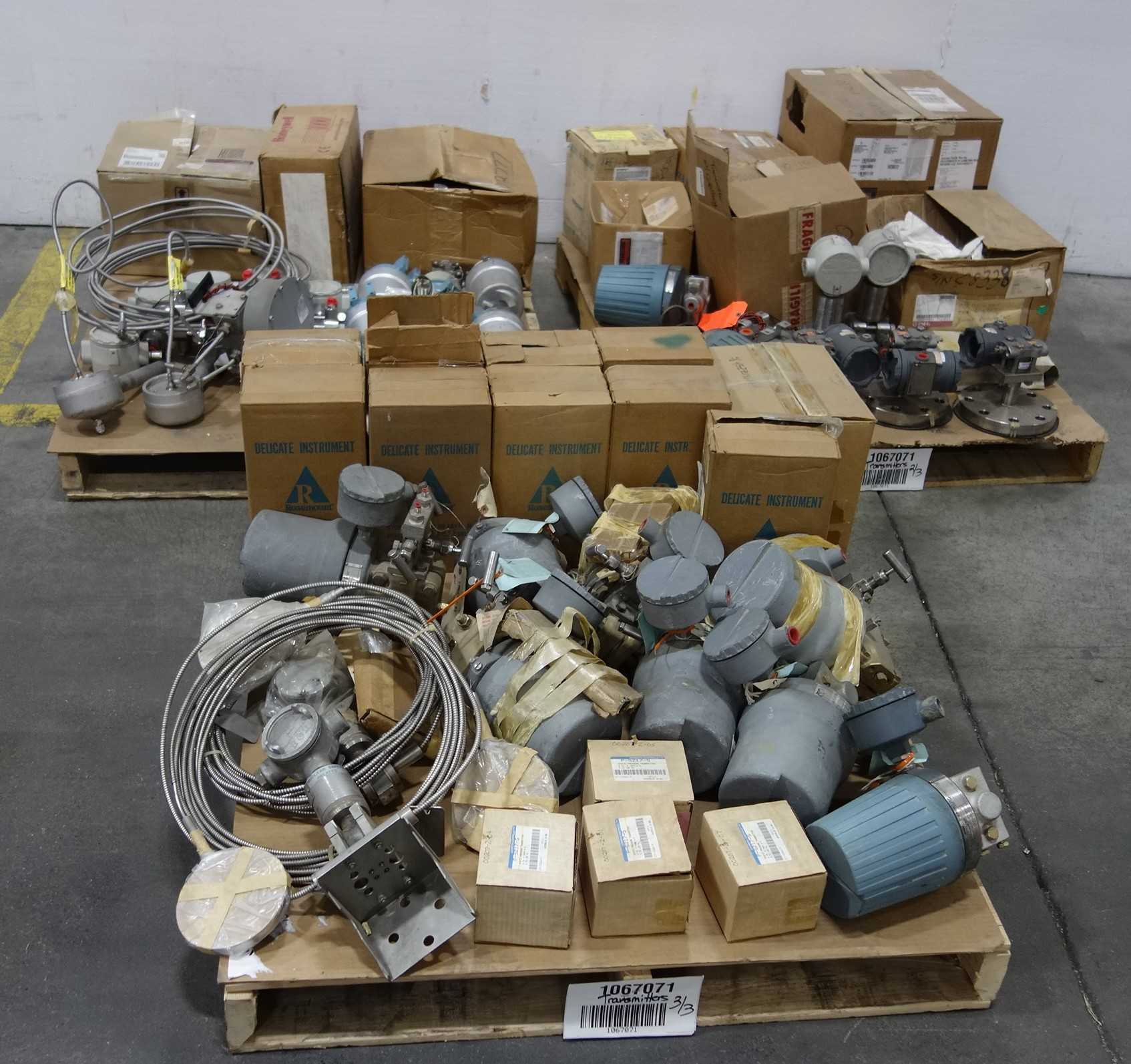3 PALLETS OF ASSORTED TRANSMITTERS