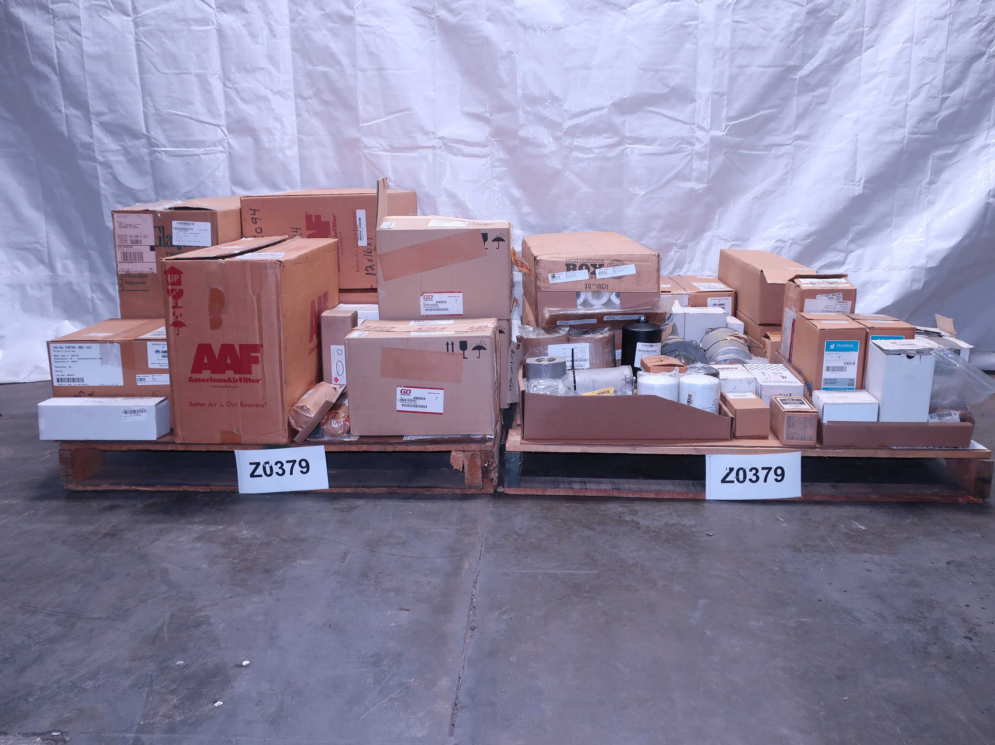 2 PALLETS OF ASSORTED FILTERS - FILTRATION