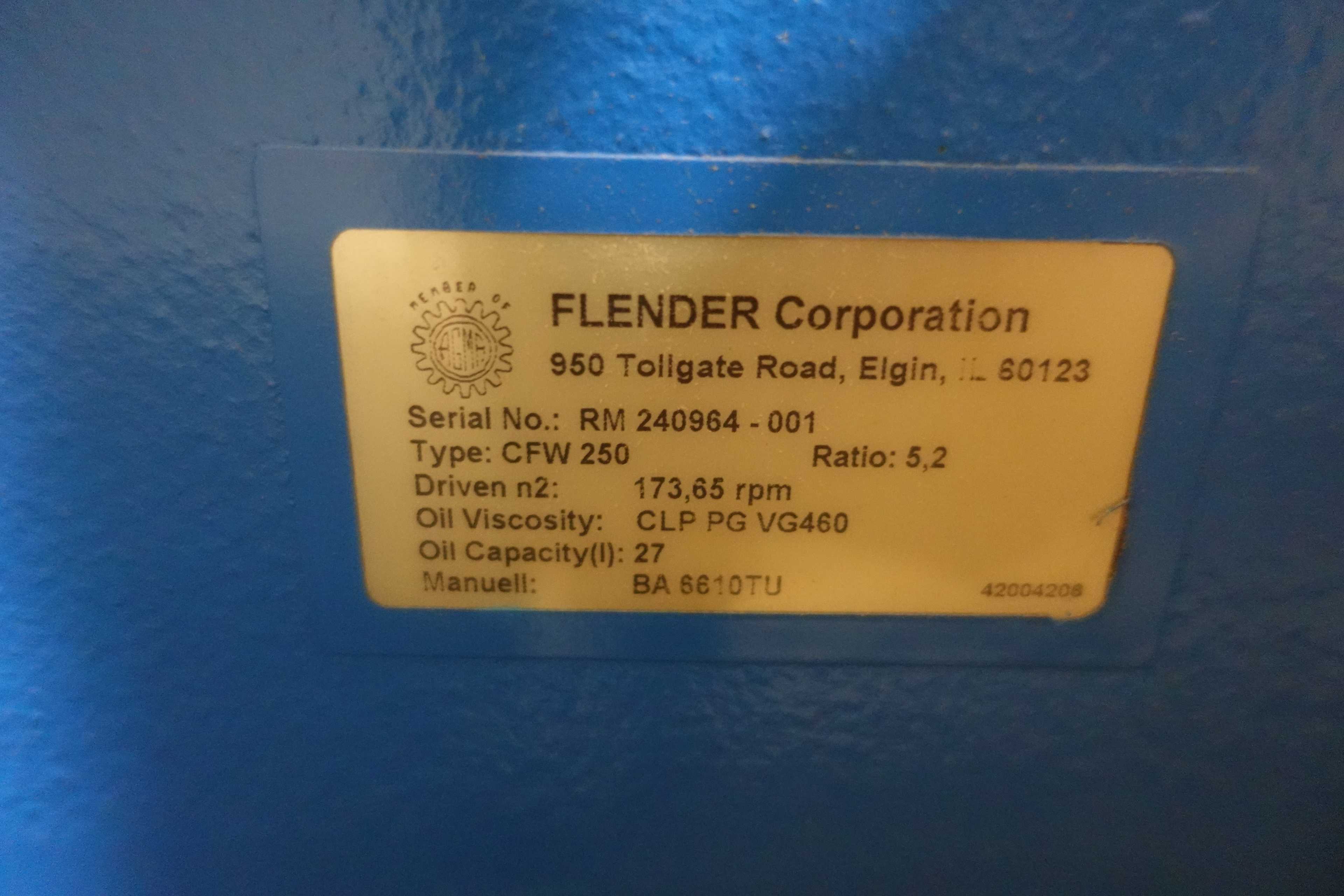 FLENDER CFW 250 WORM GEAR, RATIO 5.2 - WORMS & WORM GEAR