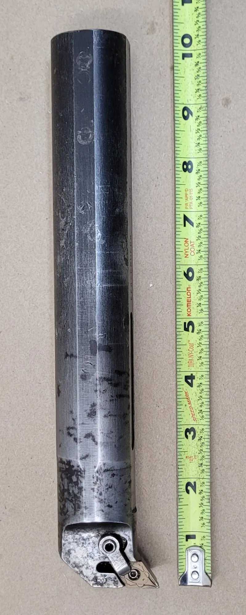 KENNAMETAL S24-DDUNR4 BORING BAR, 1.5IN SHANK, 10IN OAL, DN43 INSERT, 93 DEG LEAD, COOLANT - MACHINE TOOLING