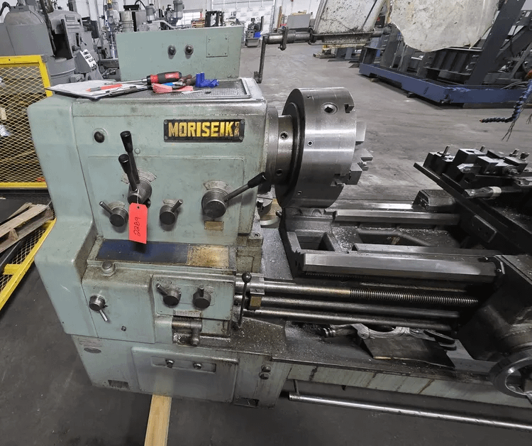 MORI SEIKI MH-2000G GAP BED LATHE, 24" SWING, 80" CC, 3" SPINDLE BORE, 10HP, 7400LBS - MANUAL LATHES