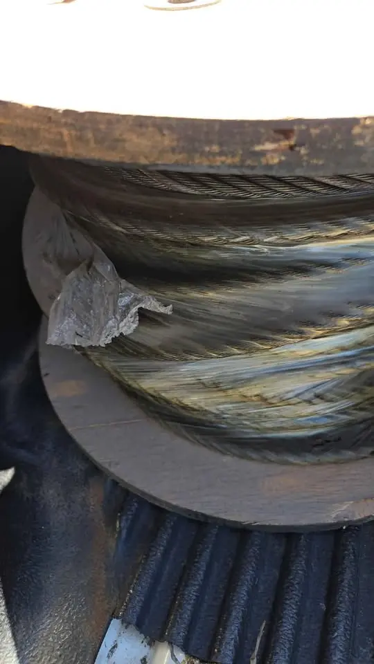 170' SPOOL OF 1/2" STEEL CABLE - undefined