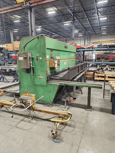 1992 ACCURPRESS 837512 POWER SQUARING SHEAR 12'X3/8" 20HP 36" BACK GAUGE - METAL SHEARS