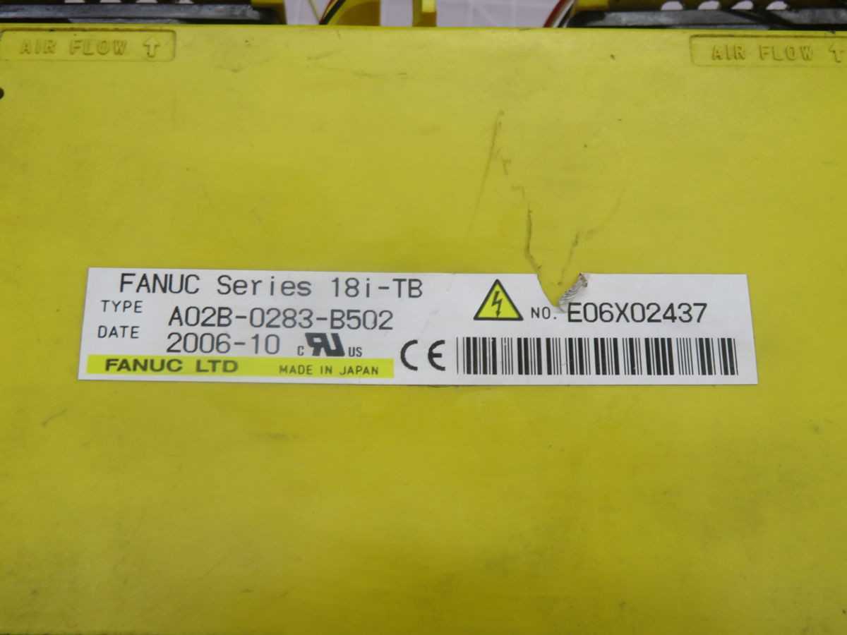 FANUC A02B-0283-B502 CONTROL PANELS INTERFACES, 10.4 INCH LCD DISPLAY, HMI - OPERATOR INTERFACE PANELS