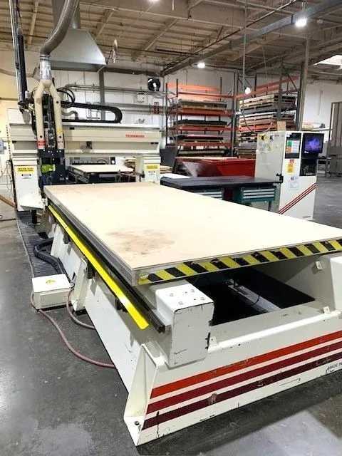 2004 THERMWOOD C53 3-AXIS CNC ROUTER, 60X144 TABLE, 10HP SPINDLE, QCORE CNC CONTROL - CNC ROUTERS