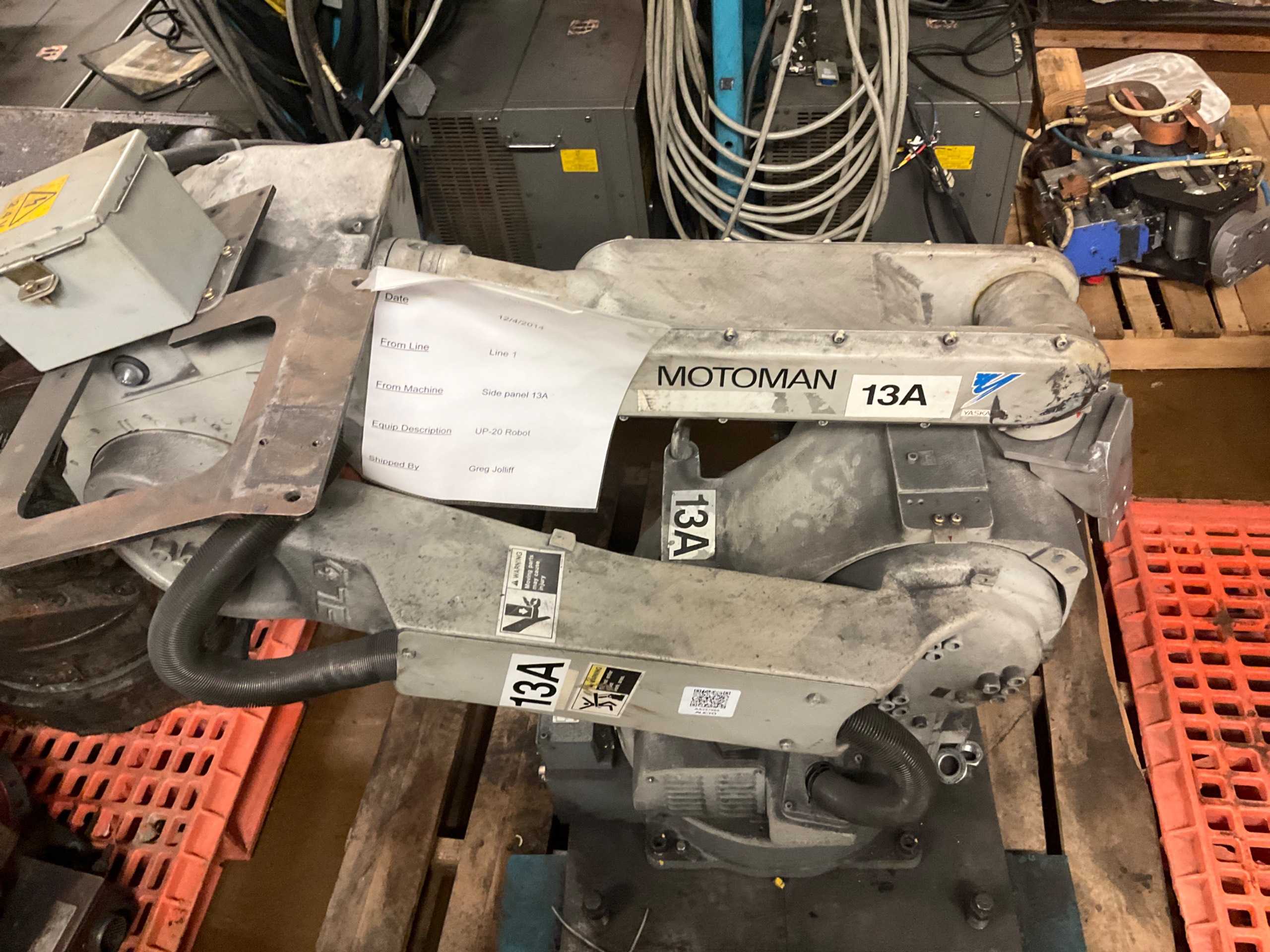 YASKAWA MOTOMAN-UP20 ARTICULATED ROBOT - ARTICULATED ROBOTS