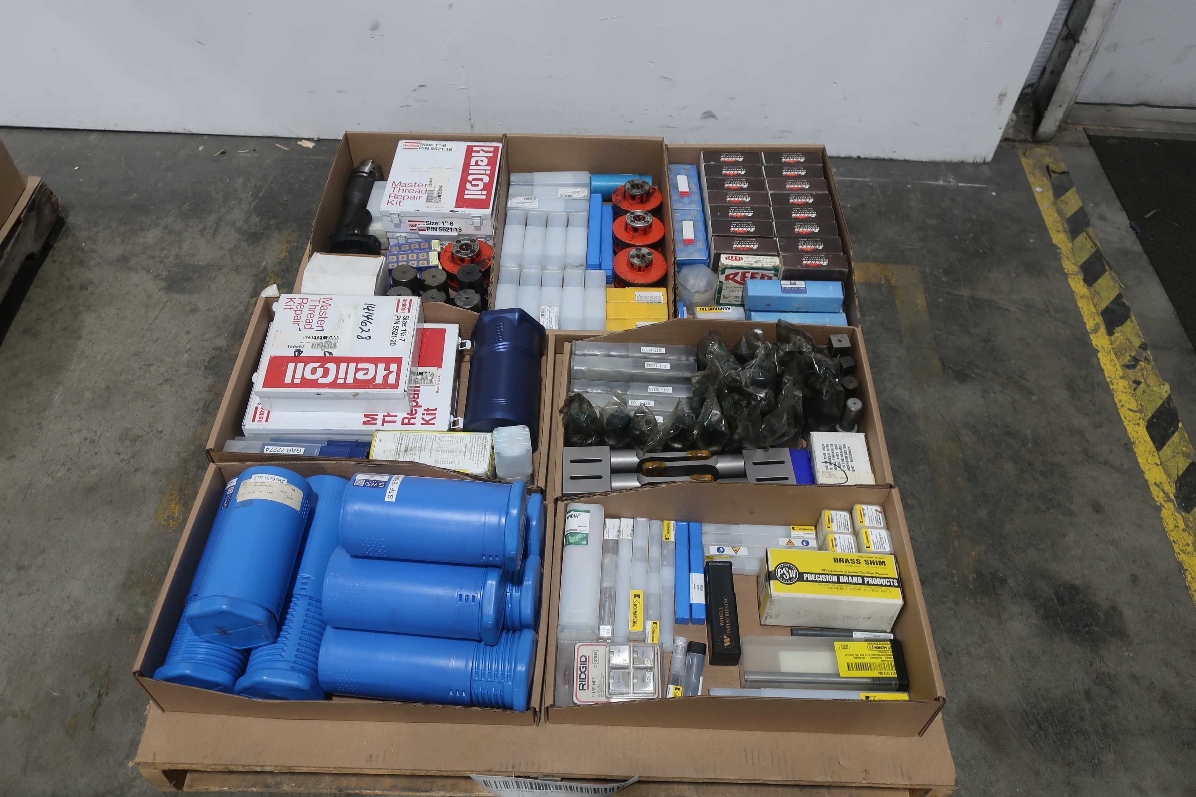 SKU 1749890 - 3 PALLETS OF ASSORTED METALWORKING TOOLING - MACHINE TOOLING