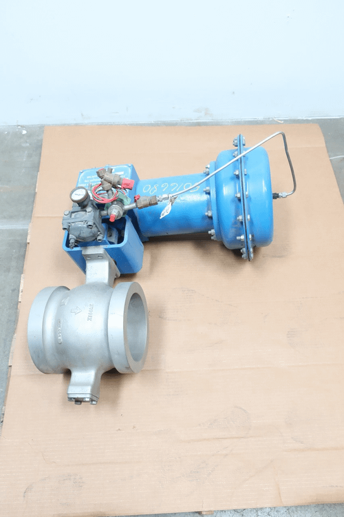 SKU 1038699 - JAMESBURY R11LB06CCJA PNEUMATIC STAINLESS V-PORT SEGMENT BALL VALVE 6IN 150/300 - BALL VALVE