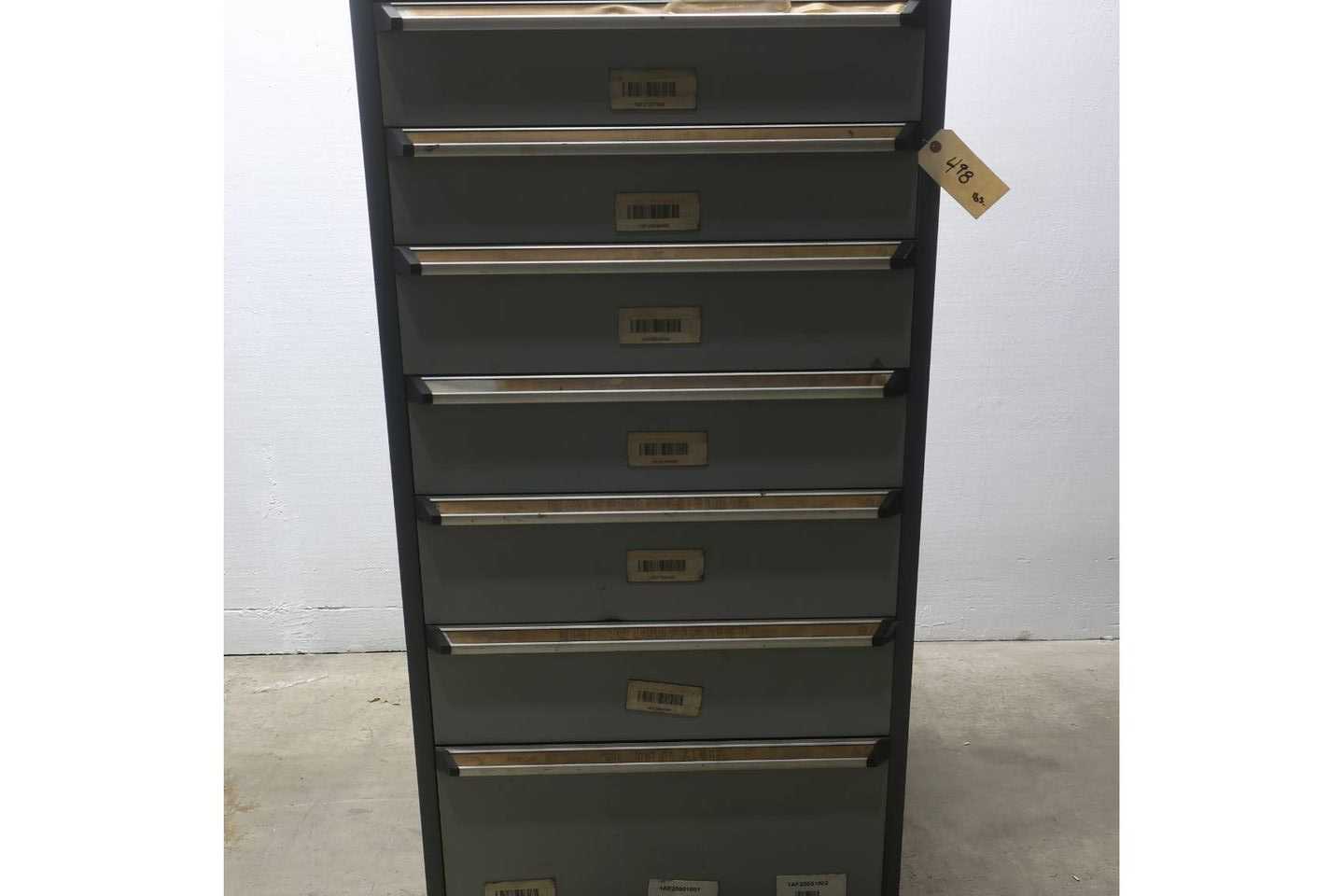 LOT OF 14 ROUSSEAU 7 DRAWER CABINETS - TOOL STORAGE