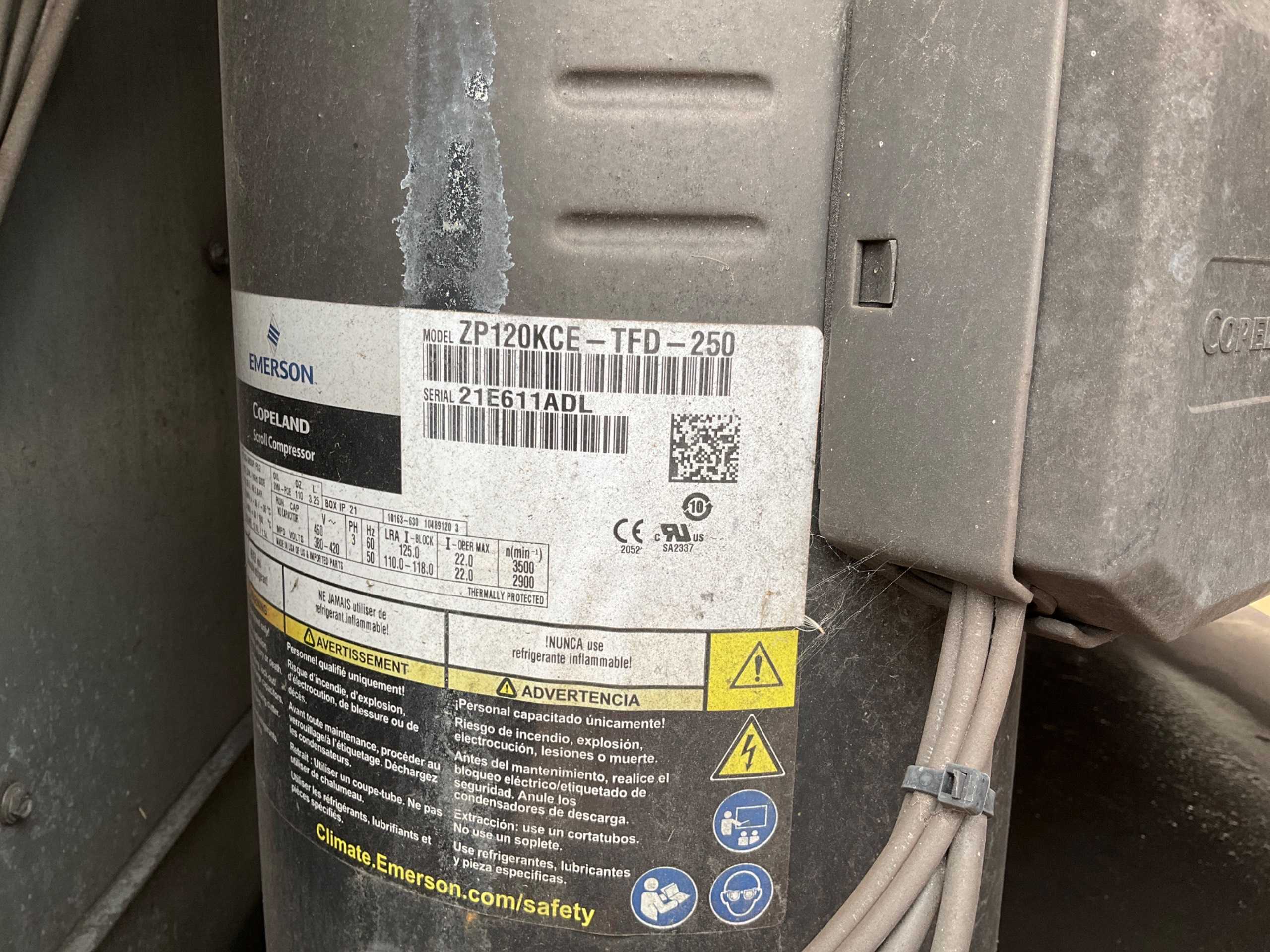 2021 RHEEM RLNL-B240DL AIR CONDITIONER UNIT - AIR CONDITIONER UNIT