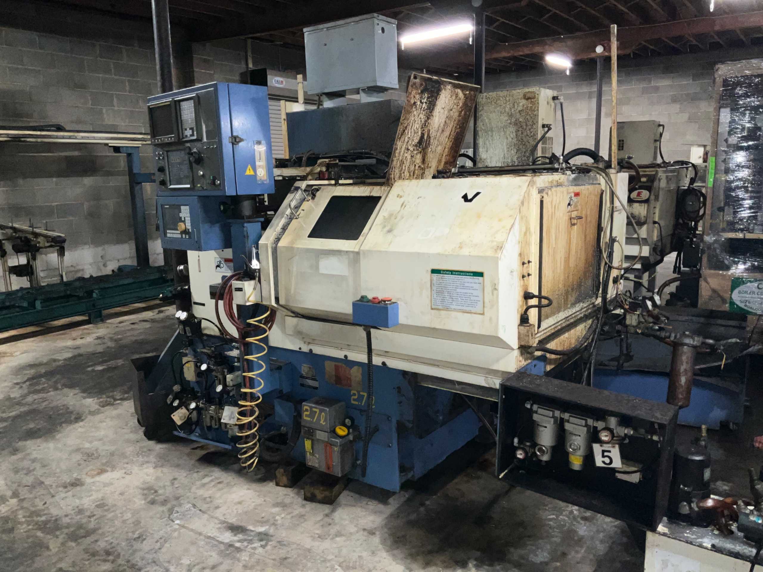 2003 TAKAMATSU TOP-T CNC LATHE WITH GANTRY-STYLE ROBOTIC LOADER - CNC LATHES
