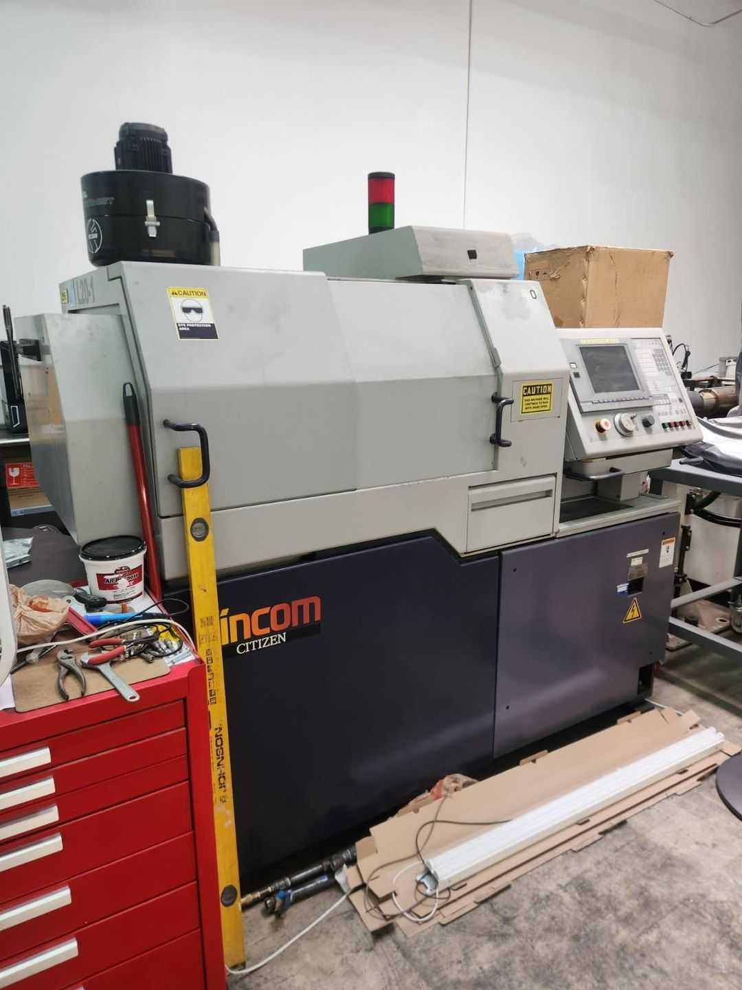 2000 CITIZEN CINCOM L20 SWISS-TYPE CNC LATHE W/ BAR FEEDER, 20MM DIA, 10K RPM - CNC LATHES