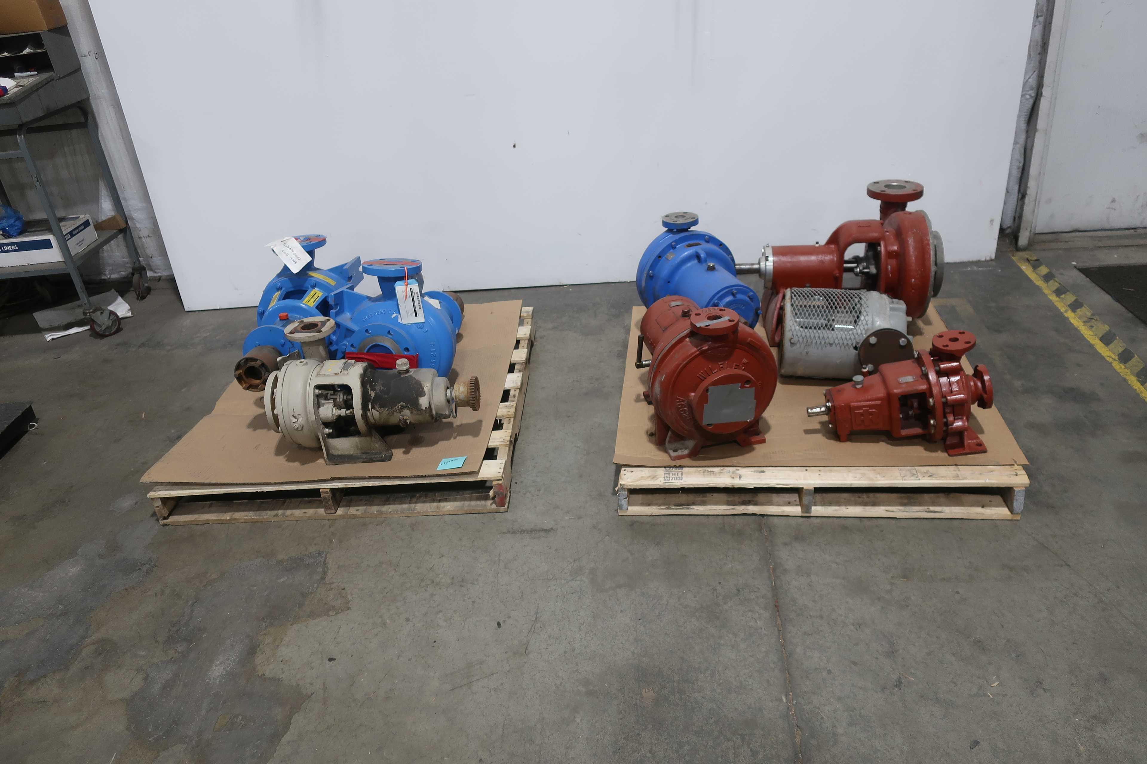 SKU 1740833 - 2 PALLETS OF ASSORTED CENTRIFUGAL PUMPS