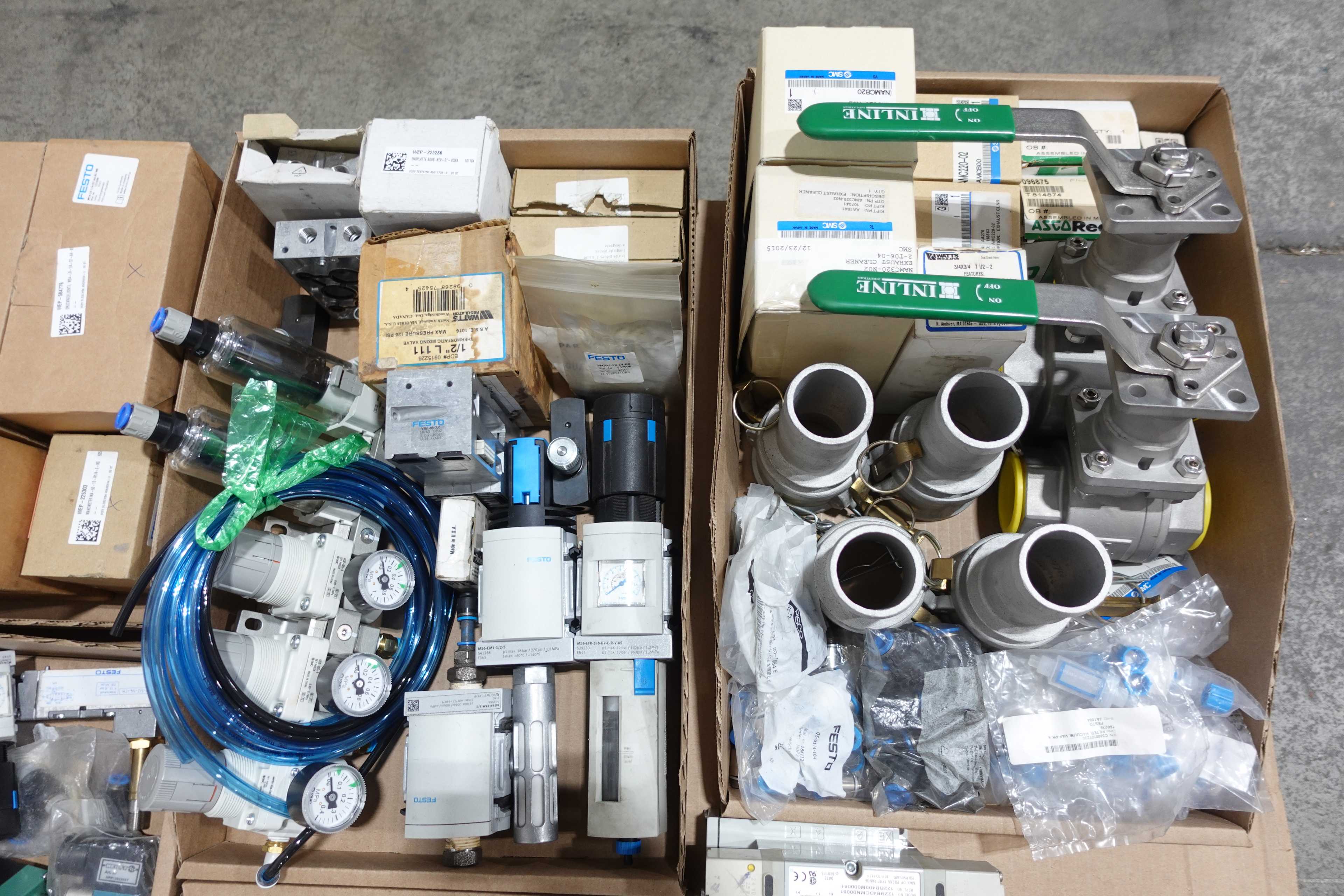 SKU 1737089 - 3 PALLETS OF ASSORTED VALVES AND VALVE PARTS - VALVE PARTS & ACCESSORIES