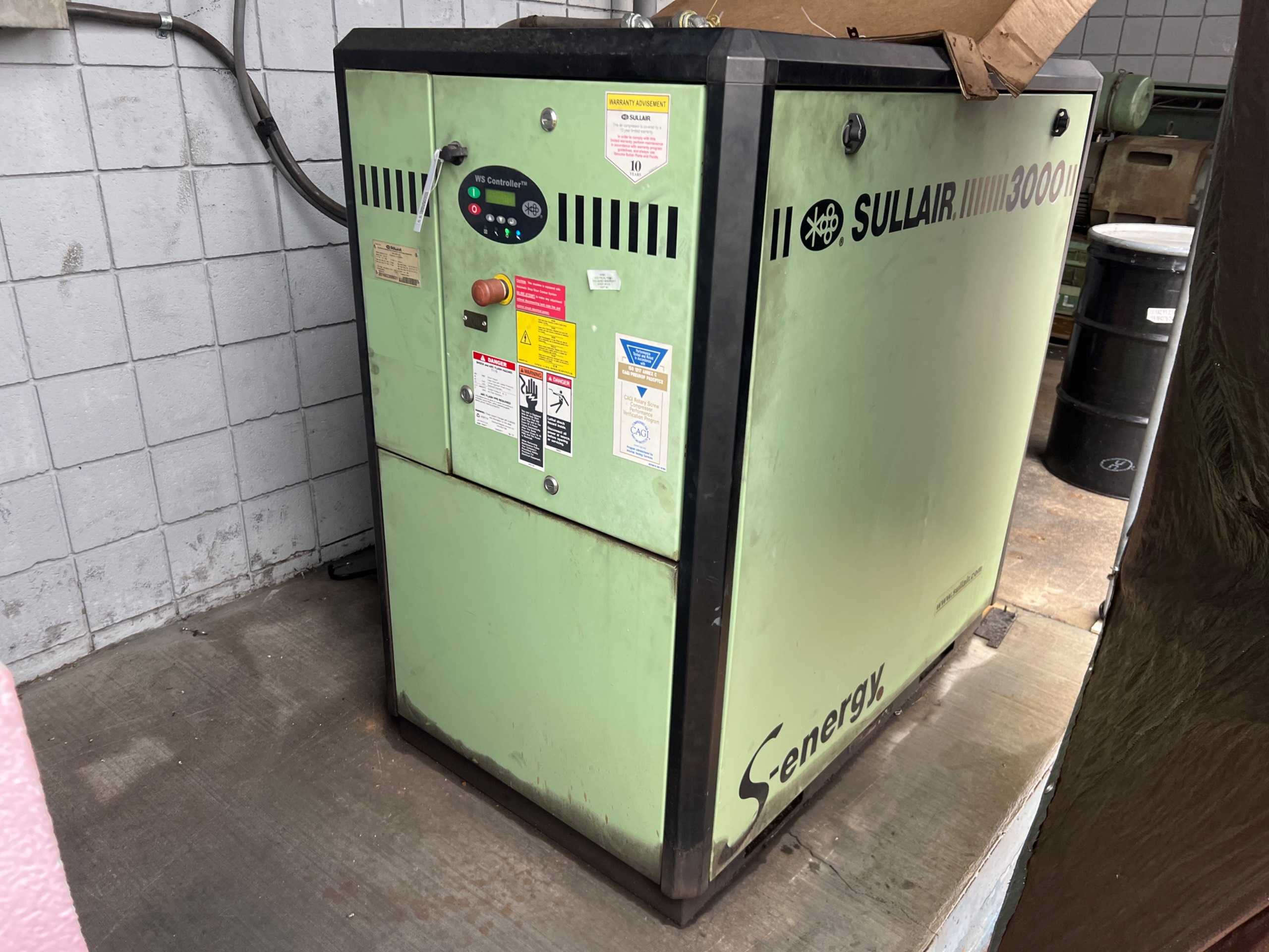 2016 SULLAIR 3012AC STATIONARY AIR COMPRESSOR - STATIONARY AIR COMPRESSOR
