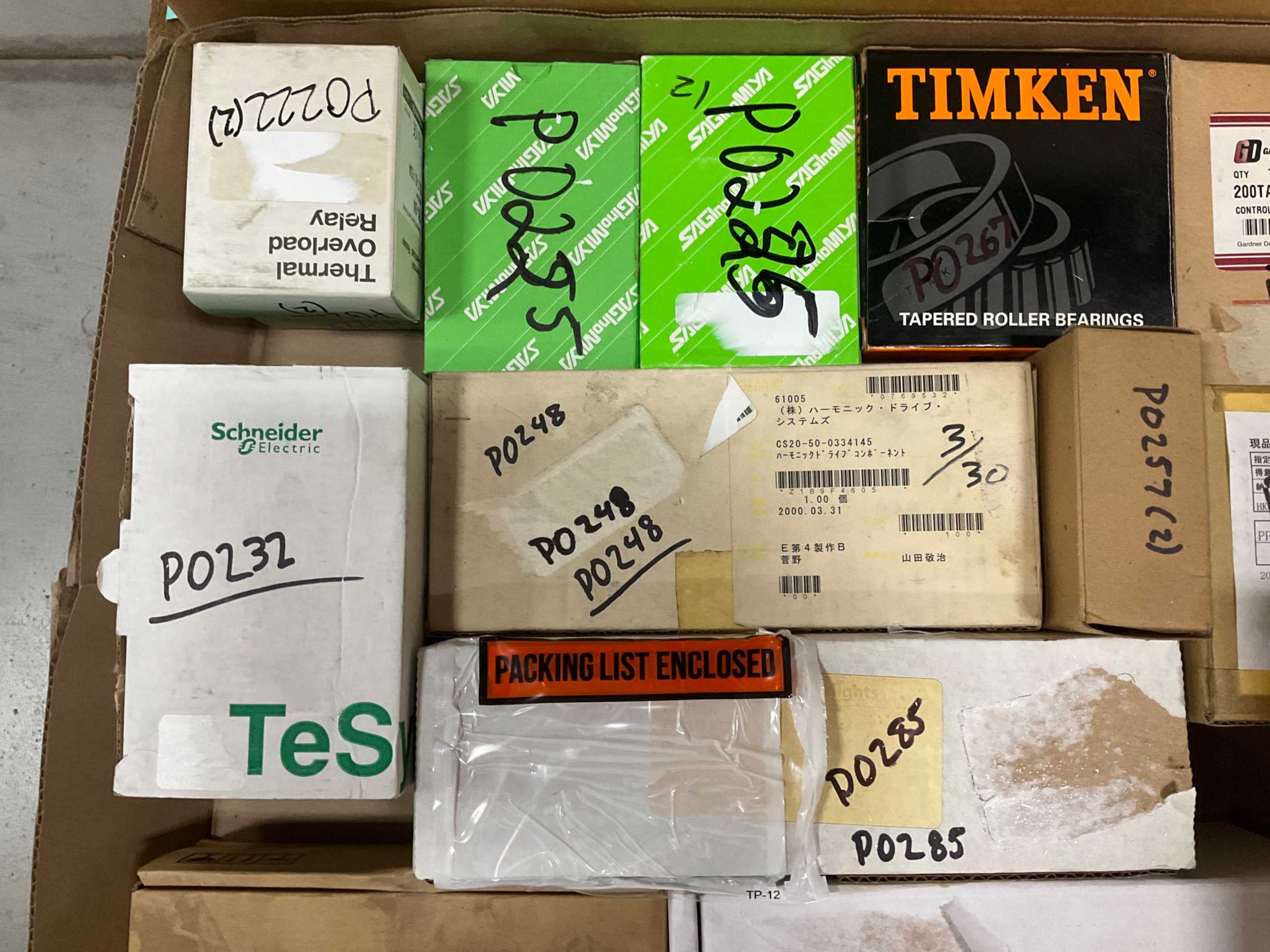 BULK LIST OF BEARINGS - BEARINGS