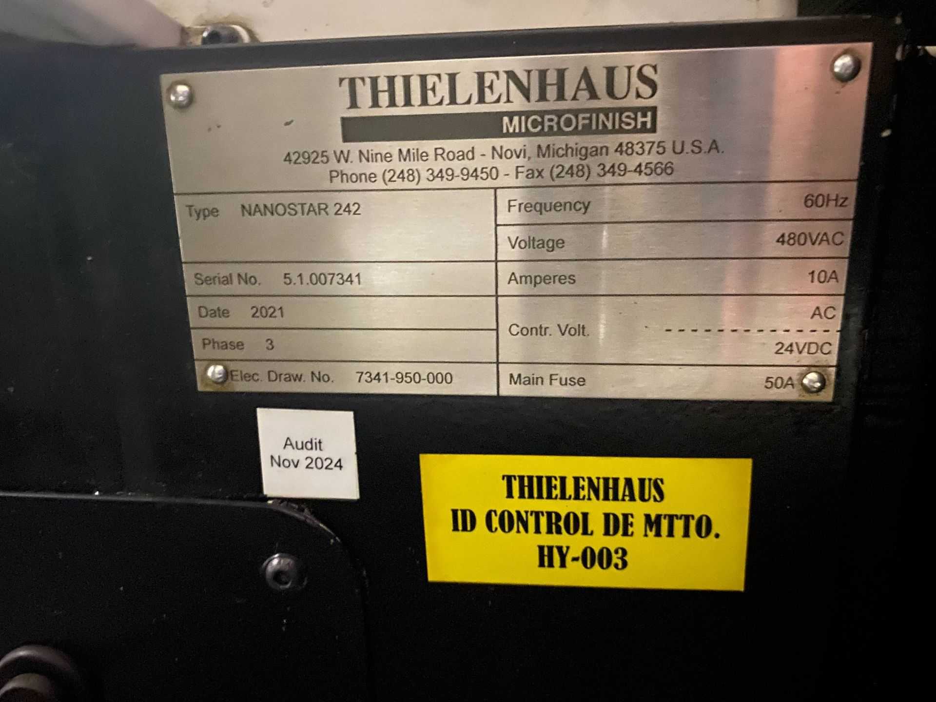2021 THIELENHAUS NANOSTAR 242 GRINDING MACHINE - GRINDING MACHINES